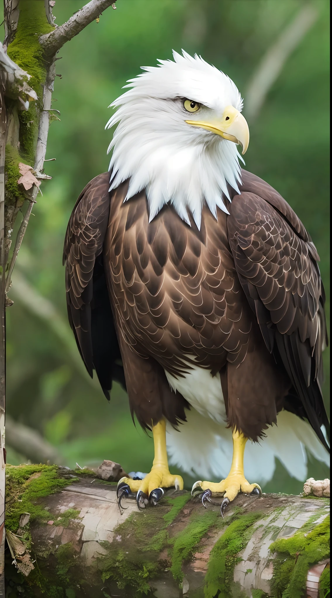 eagle, nature, florest, 4k, 16:9 YouTube --auto --s2