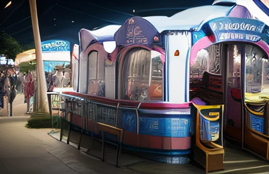 Amusement park tent, park --auto