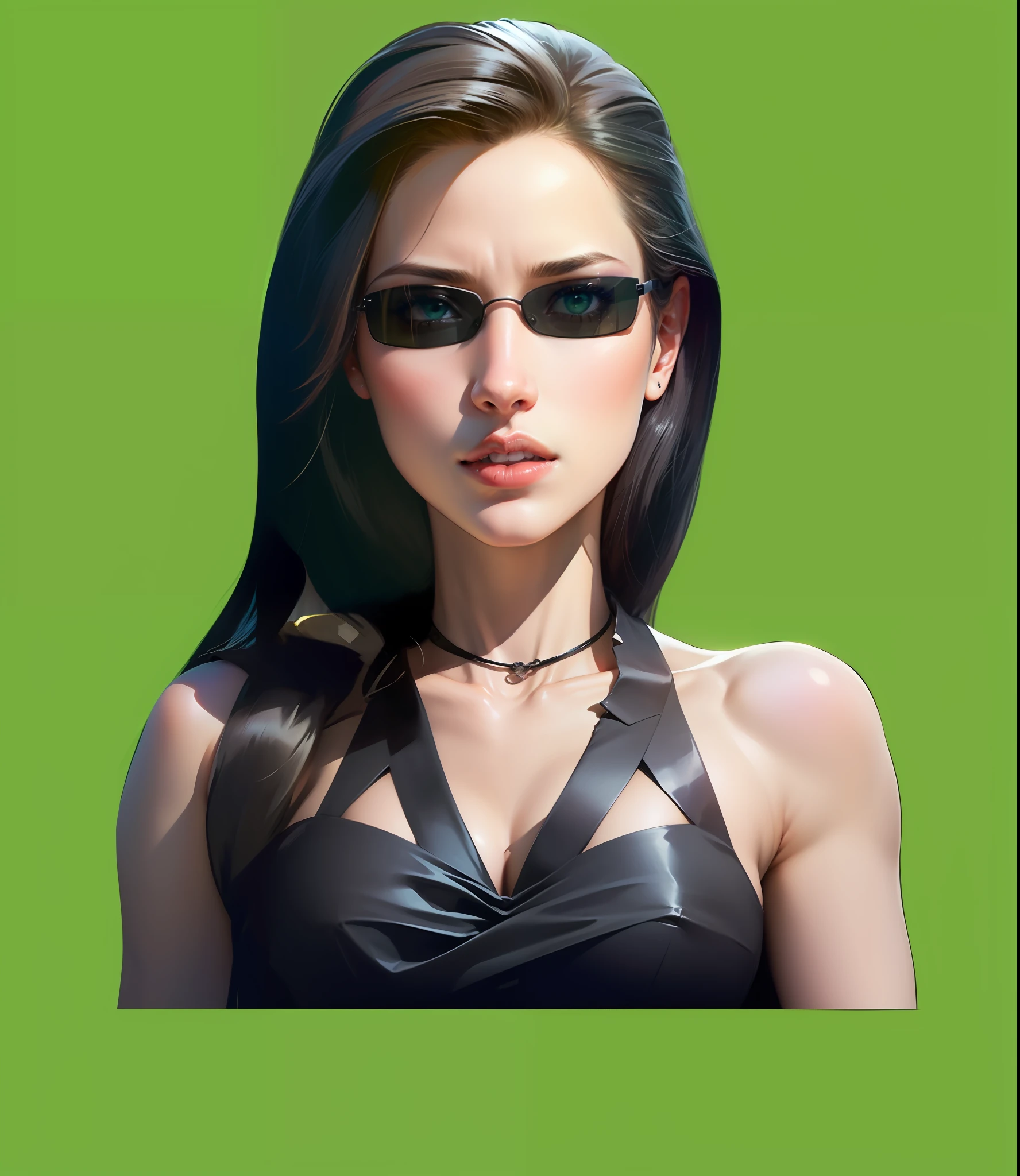 Include Matrix-style sunglasses in the selected area.