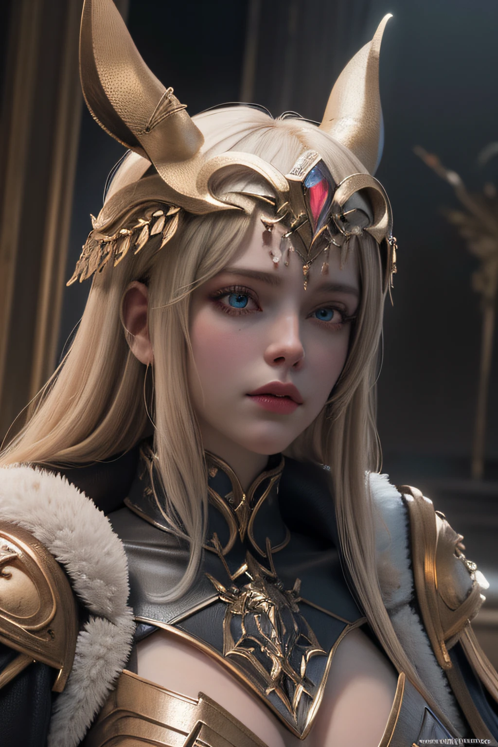 (realistic:1.3), (complex details:1.15),painting \(artwork\), ((masterpiece,best quality)), ((cinematic light)), sauron, scary, divine fantasy \(style\), detailed armor, beautiful detailed eyes,