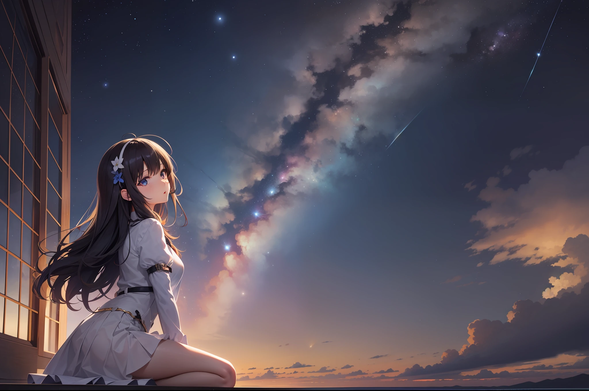 Milky Way, one girl