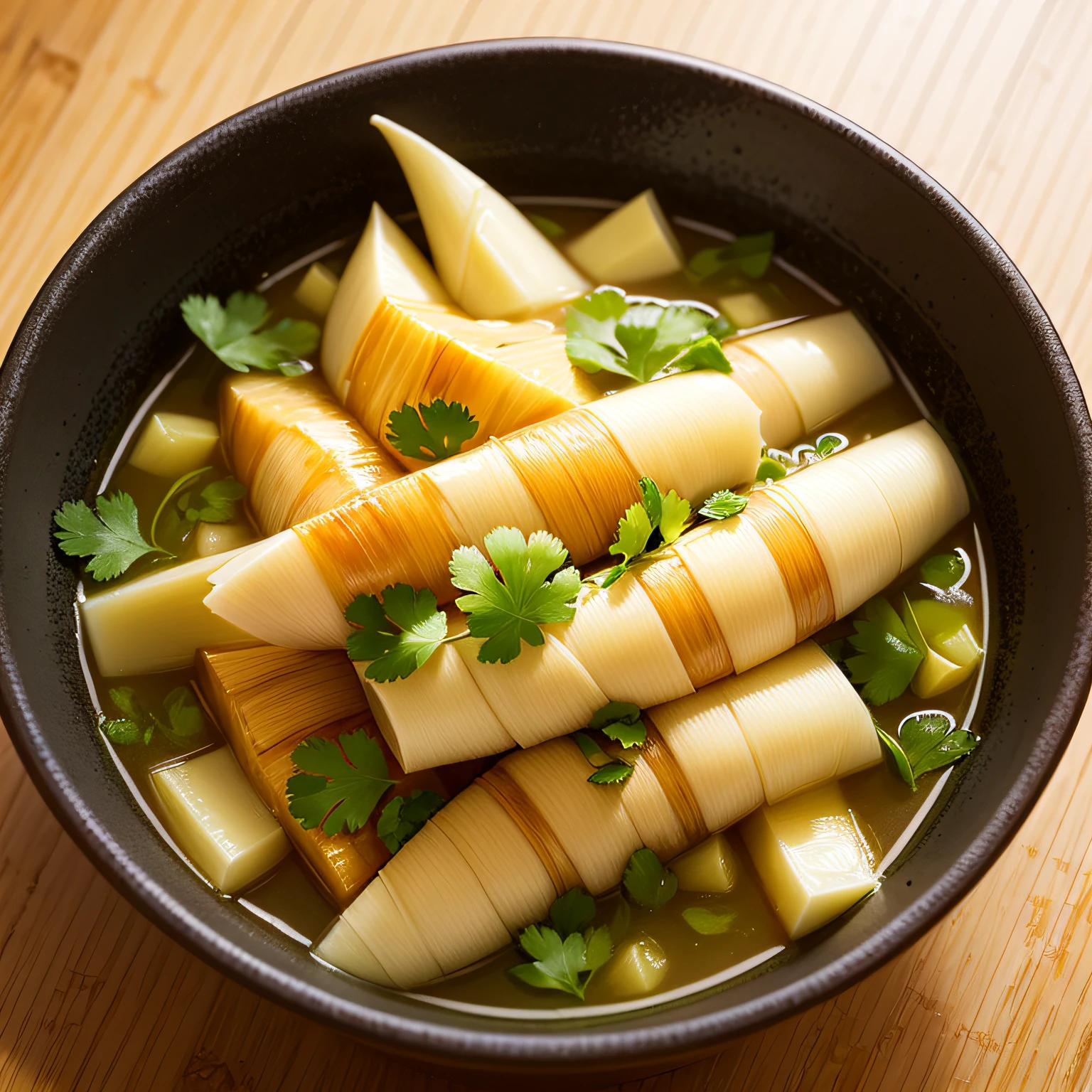Fresh, bamboo shoots