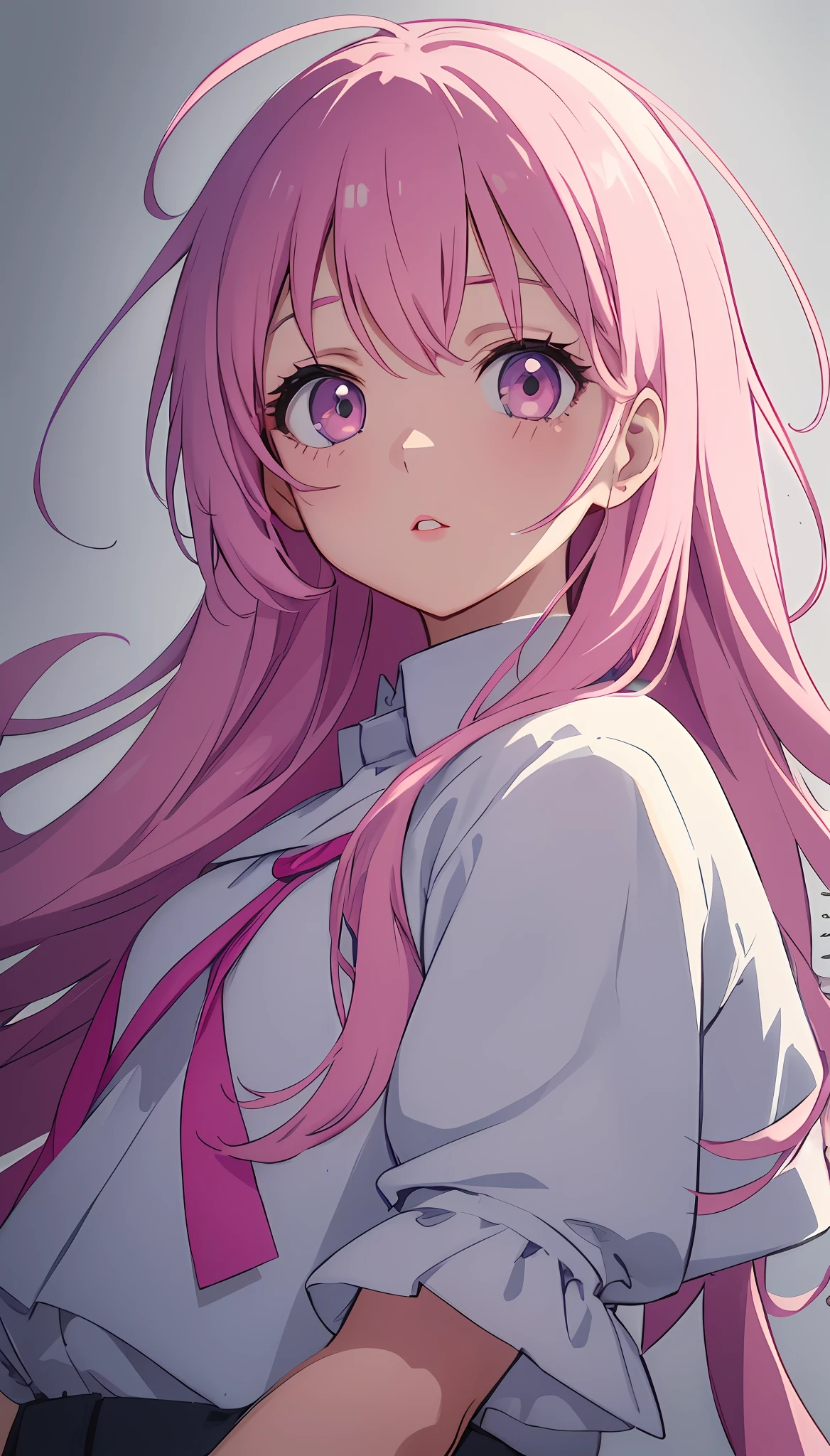 a cute little girl,pink lips,wearing a bright white shirt,in the style of soft color palette
aurorapunk,an anime illustration of her
face,animated gifs,hand-drawn
animation,charming sketches,smooth and
shiny,hazy romanticism,superflat style,white
background--ar 1:1--niji 5--style expressive --s 50