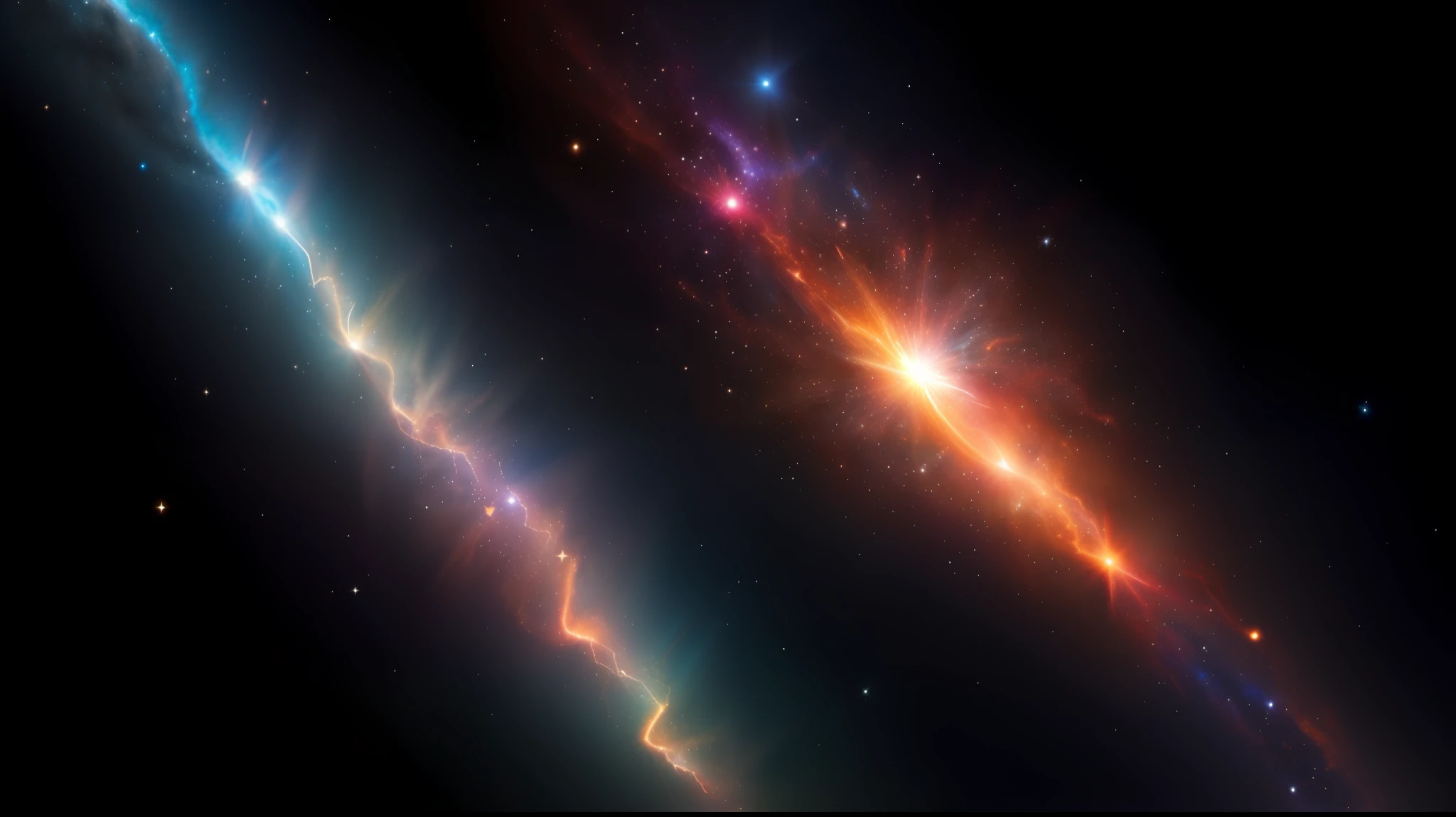 Explosion of a super nova