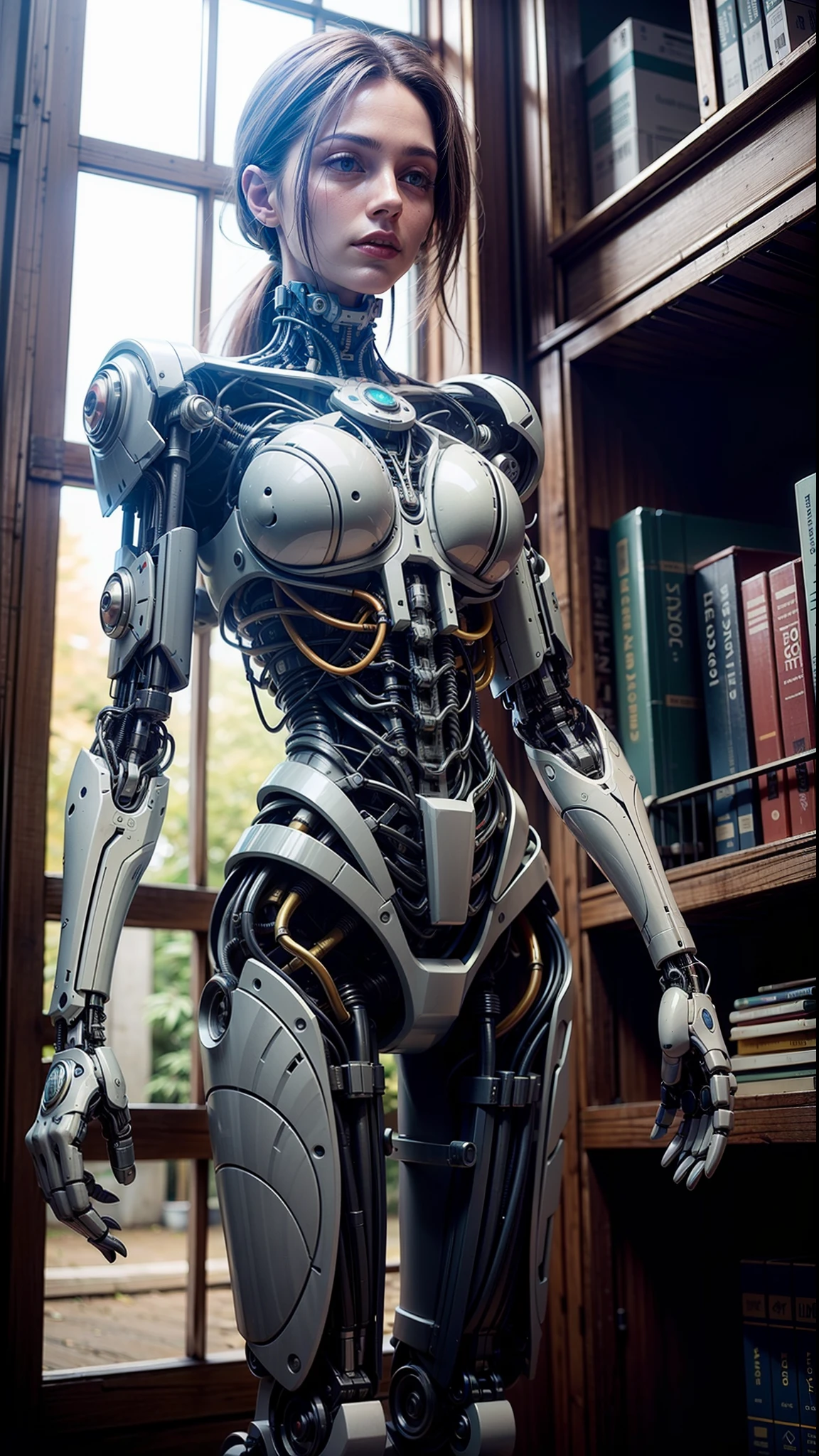 ((Better quality)), ((masterpiece)), (highly detailed:1.3),reelmech,In a future where technology has reached new frontiers, an innovative innovation known as 'Real Mechanical Parts' has emerged. This revolutionary LoRa (Low Orbit Remote Access) technology enables the seamless integration of cybernetic and robotic enhancements into a human model, resulting in surprisingly detailed and realistic images that blur the boundaries between man and machine. Enter a world where the line between organic and synthetic beings becomes increasingly indistinguishable. "Real Mechanical Parts" technology enables individuals to transcend their biological limitations and embrace a new era of enhanced capabilities. Whether it's the precision and strength of robotic limbs, the computational power of cybernetic implants, or the sensory enhancements that bridge the gap between humans and machines, these mechanical augmentations offer unprecedented possibilities. As society grapples with the ethical implications and social impact of this innovative technology, a multitude of stories unfold. The narrative delves into the personal journeys of those who choose to undergo transformation, exploring their motivations, aspirations, and the profound consequences of merging with technology. The images produced through 'Real Mechanical Parts' capture the intricate details and nuances of these cybernetic enhancements, depicting a fusion of human and machine that challenges traditional notions of identity and existence. In addition to personal stories, larger themes emerge within this world. Questions arise about the accessibility and accessibility of this transformative technology, the divide between those who embrace augmentation and those who remain purely human, and the ever-present debate about the ethical limits of human-machine integration. The society portrayed in this world deals with the profound implications of "Real Mechanical Parts" as it reshapes