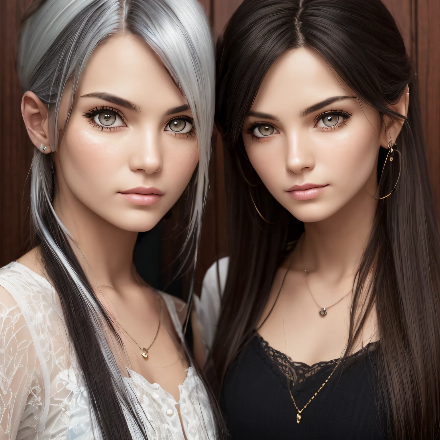white-haired