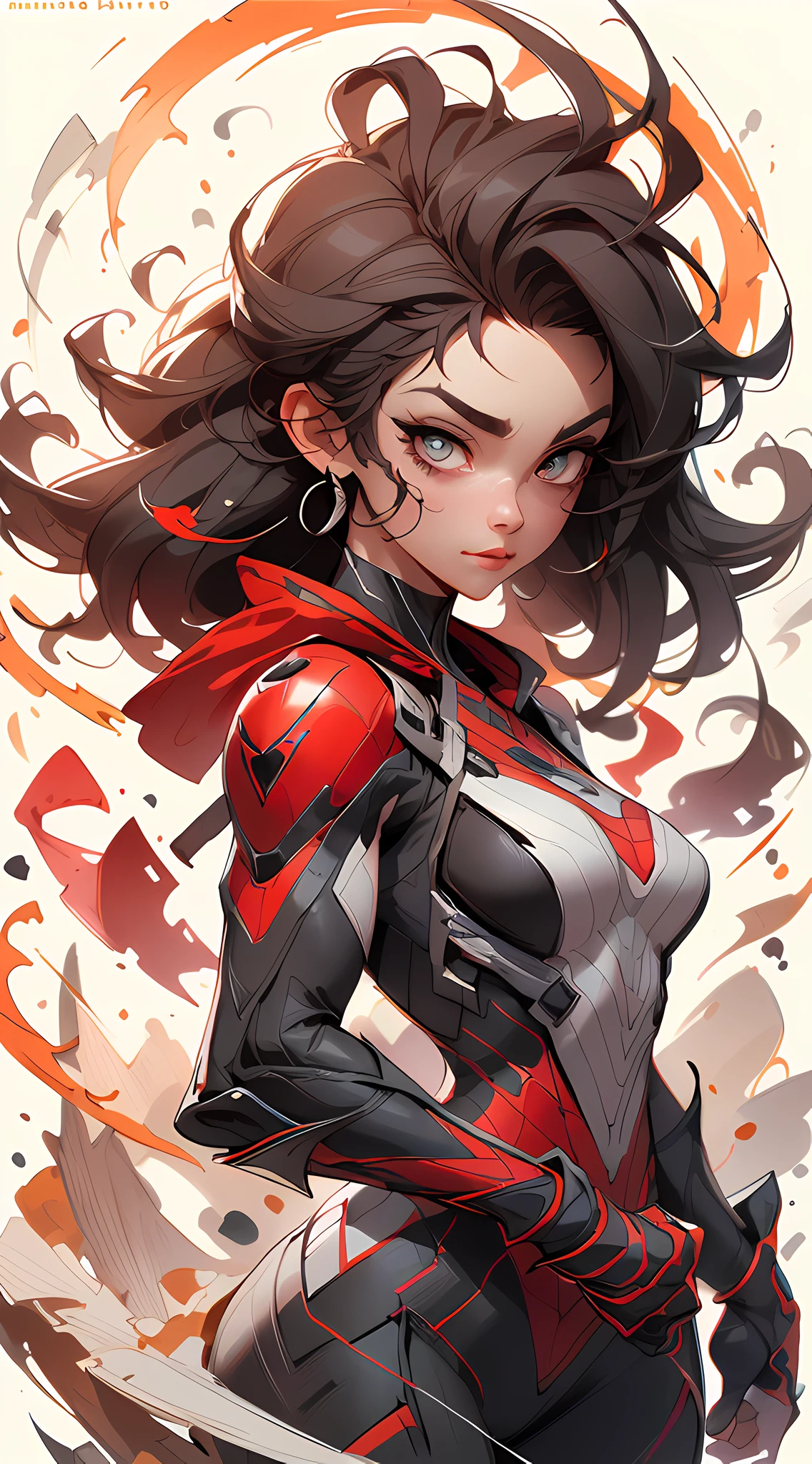 (Award Winning Digital Artwork:1.3) of (Sketch:1.3),(Energetic:1.3) Spidey, EmmaRob,CGSociety,ArtStation,(Saturated:1.3),(close portrait:1.3),(Feminine:1.4),(beautiful:1.4),(attractive:1.3),handsome,calendar pose,perfectly detailed eyes,studio lighting,thematic background