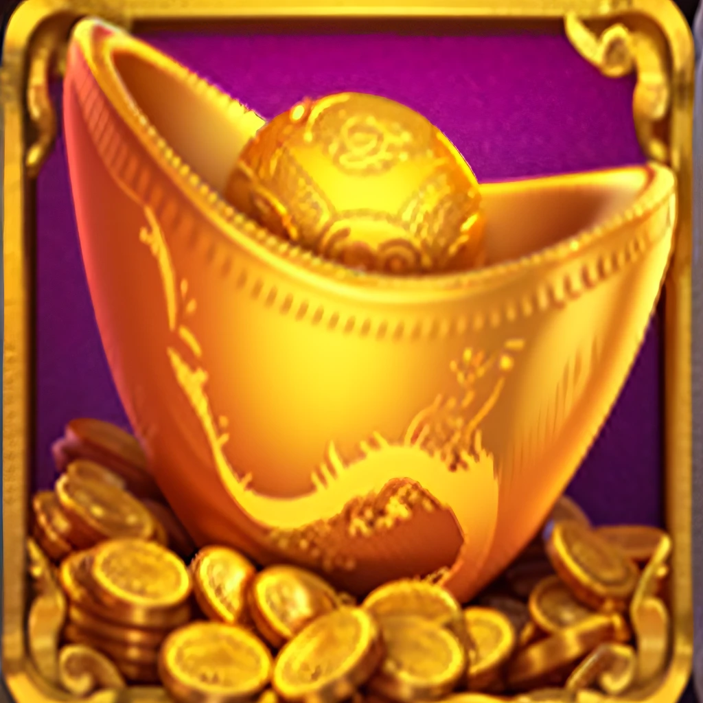 Chinese gold coin, full body, 4k, 3D, Unreal Engine 5, 16K, ultra high definition, detail, clear, golden bowl full of coins and dragons, golden dragon, prosperity, gold, gold and treasure, god of wealth, gold nobility, dynasty, treasure of gold, characteristics of golden curve, gold coins, 9k, inspired by Luo Mu, realistic gold, magnificent, golden theme, avatar image, gold theme, holding gold, golden bull