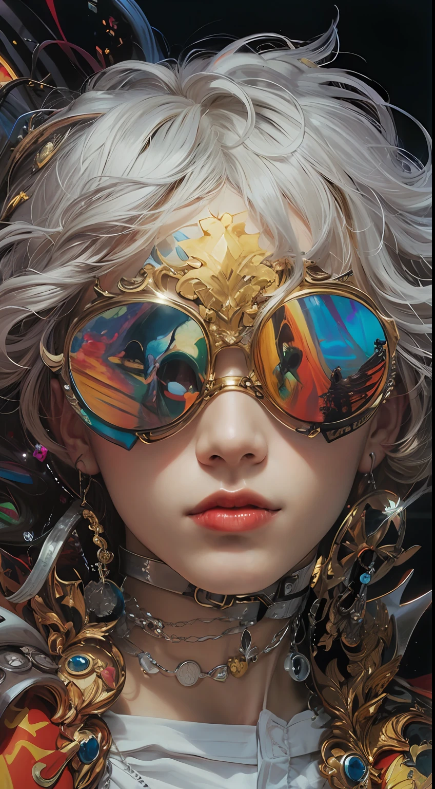 Boris Vallejo style, short hair bikini girl, holding a pistol, sweaty all over, textured skin with shiny, fusion of hyper-realistic painting, delicate brush strokes, pure white background, photorealistic (8k, RAW photo, photorealistic:1.25), (lipgloss, eyelashes, gloss-face, glossy skin, best quality, ultra highres, depth of field, chromatic aberration, caustics, Broad lighting, natural shading, Kpop idol) Watch the audience with serenity and goddess-like happiness,