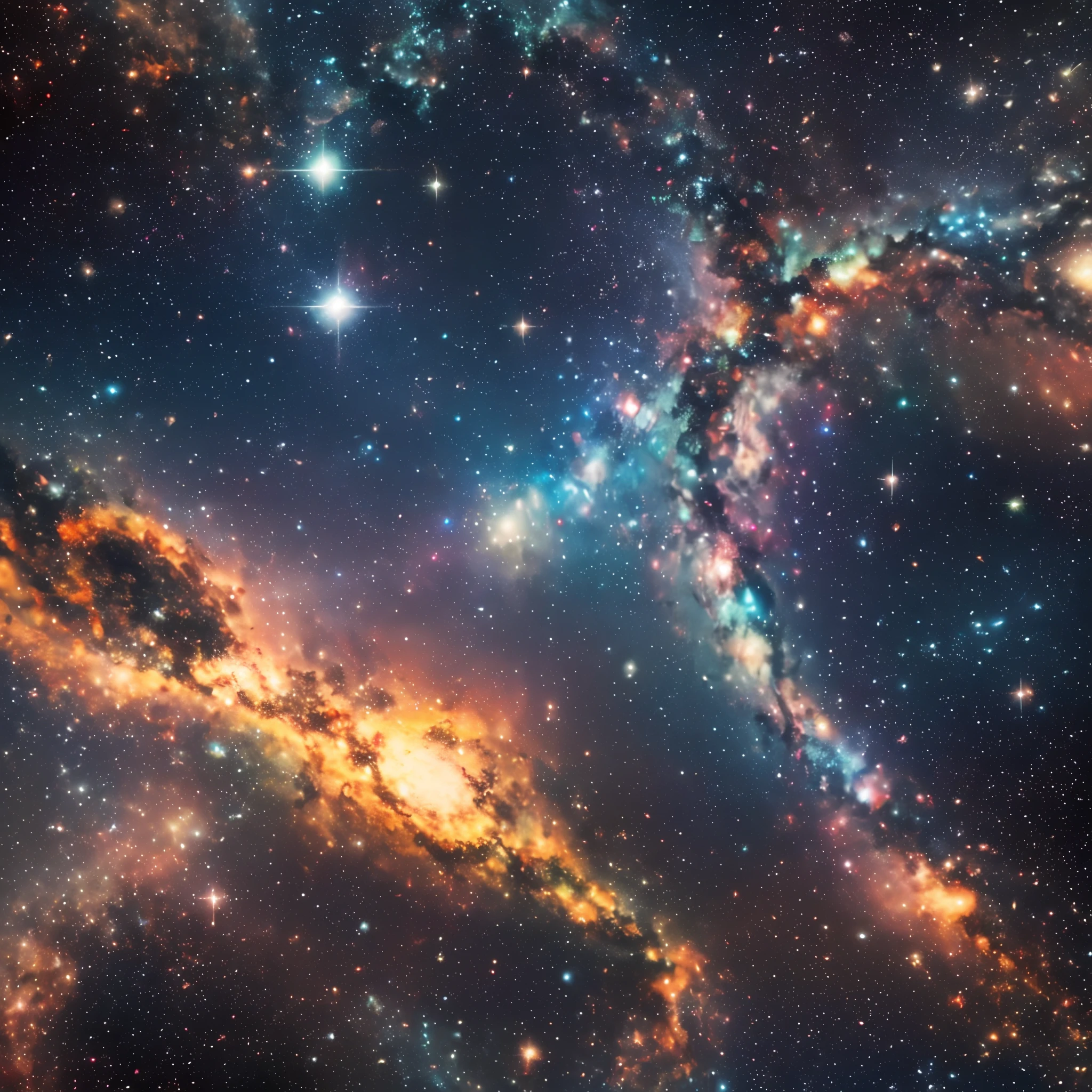 (a masterpiece), best quality, galaxy background, 3D transparent marble, realistic reflections, high resolution, wide view, image filters, refined technique --auto --s2