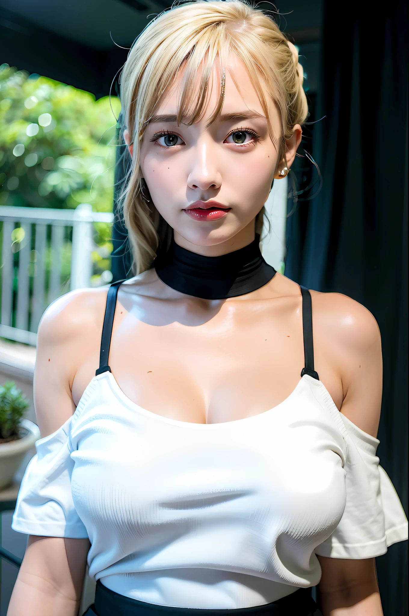 Ponytail, blonde