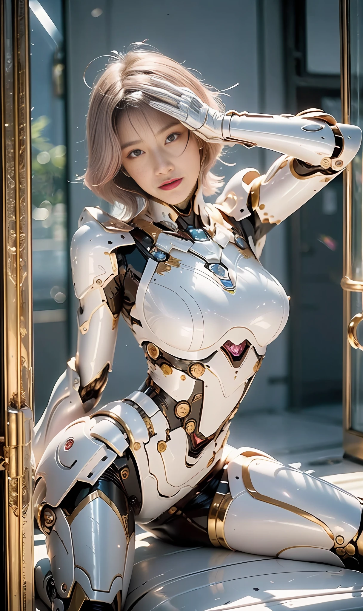(lying down), (legs up: 1.2) girl,Golden Saint Seiya, Marvel Movie Iron Man, (Mecha) (Mechanical) (Armor), Professional RAW Color Photo, (Back Corner), (Lying Down and Raising Legs to Expose Astock: 1.5), (Cumming on Body, Cumming on Breasts, Facial Cumshot, Cumming in Hair): 1.2) (Open Leg: 1.3), Perfect, (Wide Angle), (Three Rules), Perfect Legs, (Pendant) (Colored Gemstone) Knee Flexion, Perfect Feet, Panties Close-up, Sweat, Water Drops, Best Quality, Masterpiece, Super Resolution, (Reality: 1.4), 1 girl, bare shoulders, crazy details, (hip folds: 1.5), lower chest, side chest, unrealistic engine style, Boca effect, David La Chapelle style lens, bioluminescent palette: lilac, pale gold, pale pink, bright white, wide angle, super fine, cinematic still life, vibrant, Sakimichan style, perfect eyes, highest image quality 16K, inspired by Harry Winston, a masterpiece shot by the Canon EOS R 6" Chaos 50,--, Under Eye Mole, ray tracing, surrealism, textured skin --s2