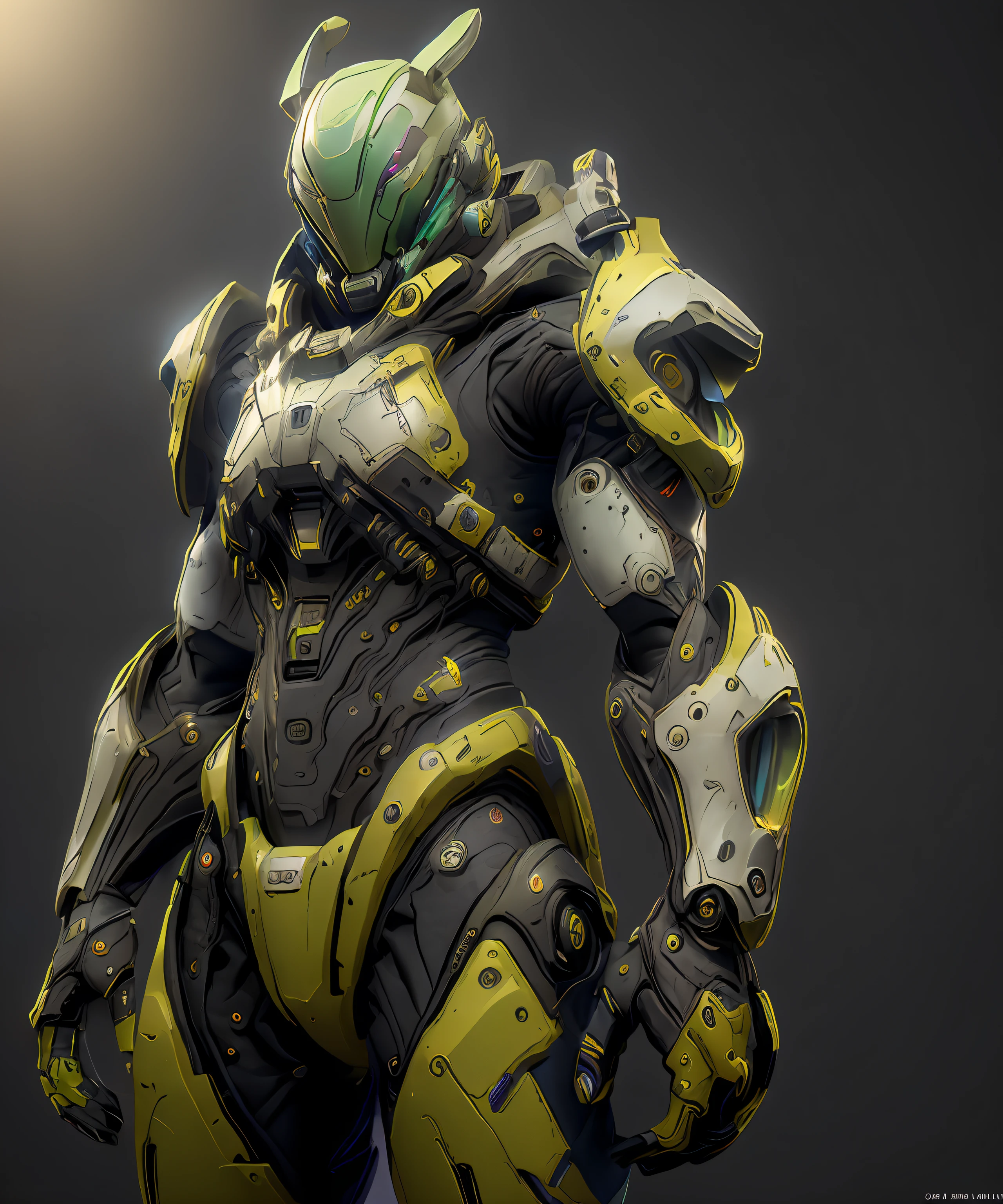 Nousr Robot Masterpiece, Best Quality, 8K, Beautiful Cyborg Man Fantasy Painting, Warframe Style, Black Gold, Super Detail, Ambient Light, Volumetric Lighting, (Dark Night: 1.4) Martian Mountain, Light Reflection, Reflective Lighting, Sharp Focus, Fighting Posture, Face Focus.Very High Quality, High Detail, Many Details,