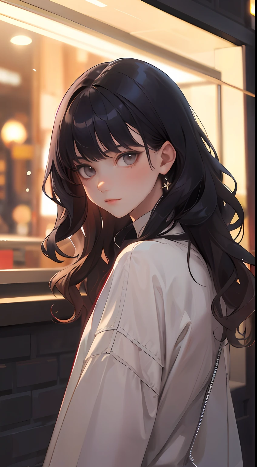 (masterpiece:1.2), (best quality:1.2), night, (looking at viewer), bright skin, 
outdoors, fringe, 
long hair, (wavy hair),