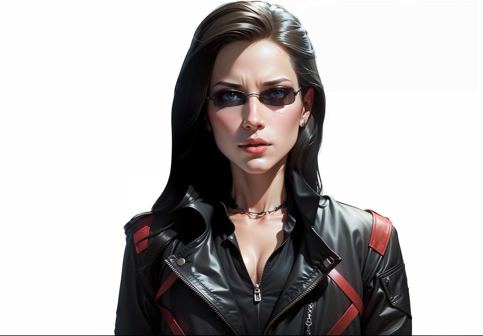 Insert Matrix-style sunglasses into the selected area.