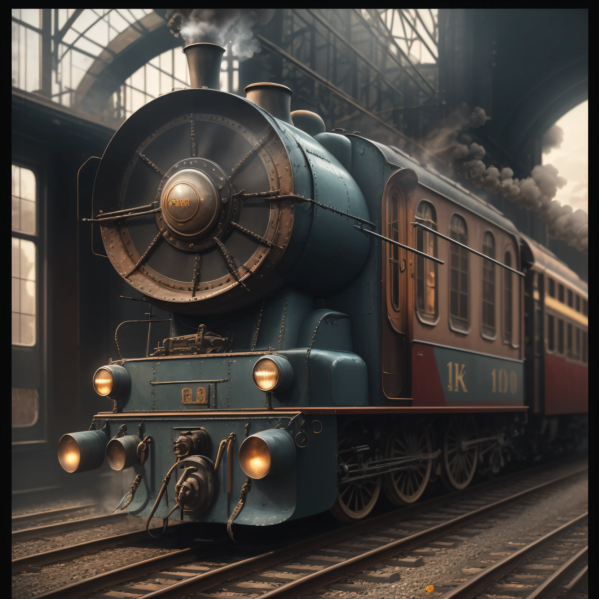 ((Realistic lighting, superlative, 8k, masterpiece: 1.3)), beautiful 20-year-old 1 boy, boy in striped pajamas, short black hair, 1930s photo, inside a steam locomotive, warm sunshine, baggage, 1800s locomotive, classical, film photography, Kodak, film grain, film photography, concept photography, actual, realistic, zoom cancellation