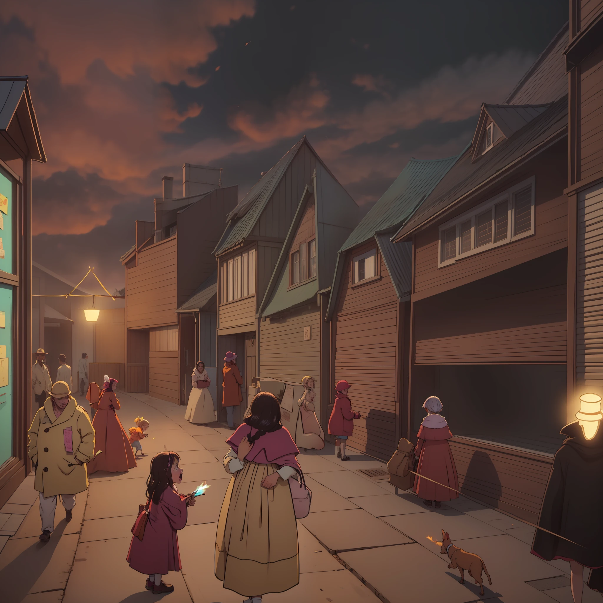 Little girl on a cold street, selling matches to passers-by. "Matches, matches, who buys matches!" The little girl shouted loudly, but no one stopped to buy her matches. "Mom, please buy matches!" "Oh! I still have a lot of matches at home! ”