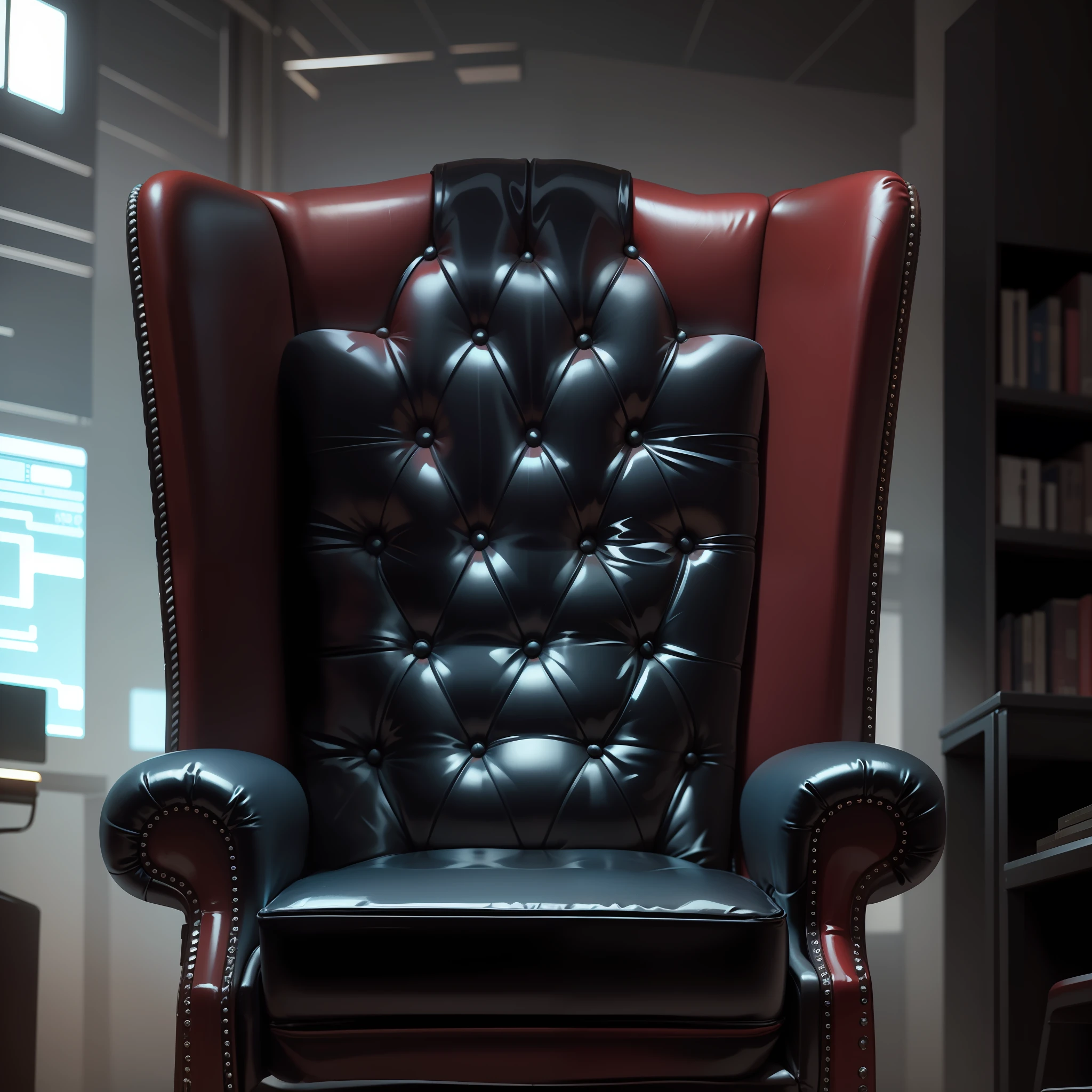 Cyberpunk Chair blue colour hd quality