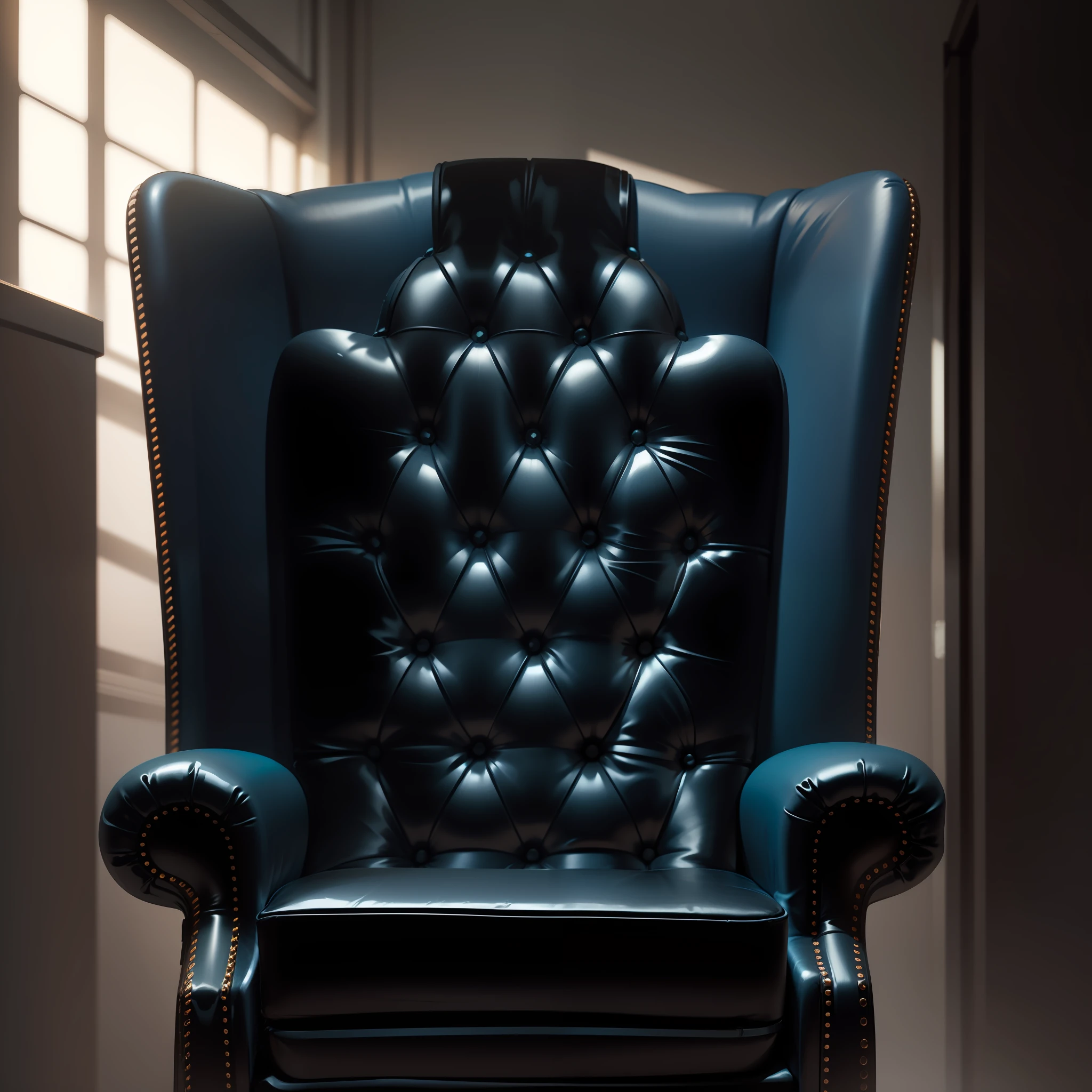 Cyberpunk Chair blue colour hd quality