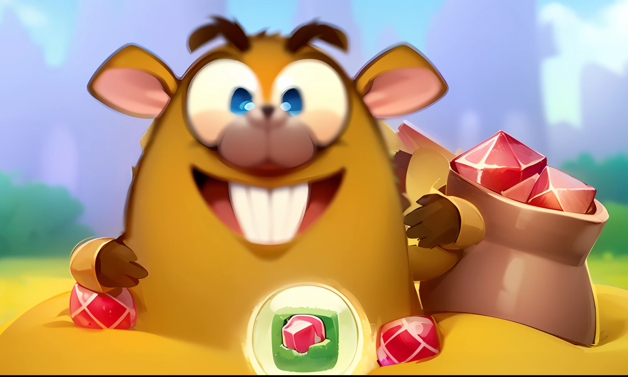 Highly detailed CG boutique, highest quality, especially the carved hamster image, stunning 8K wallpaper, exquisite illustrations, floating sense, high resolution, dynamic angle