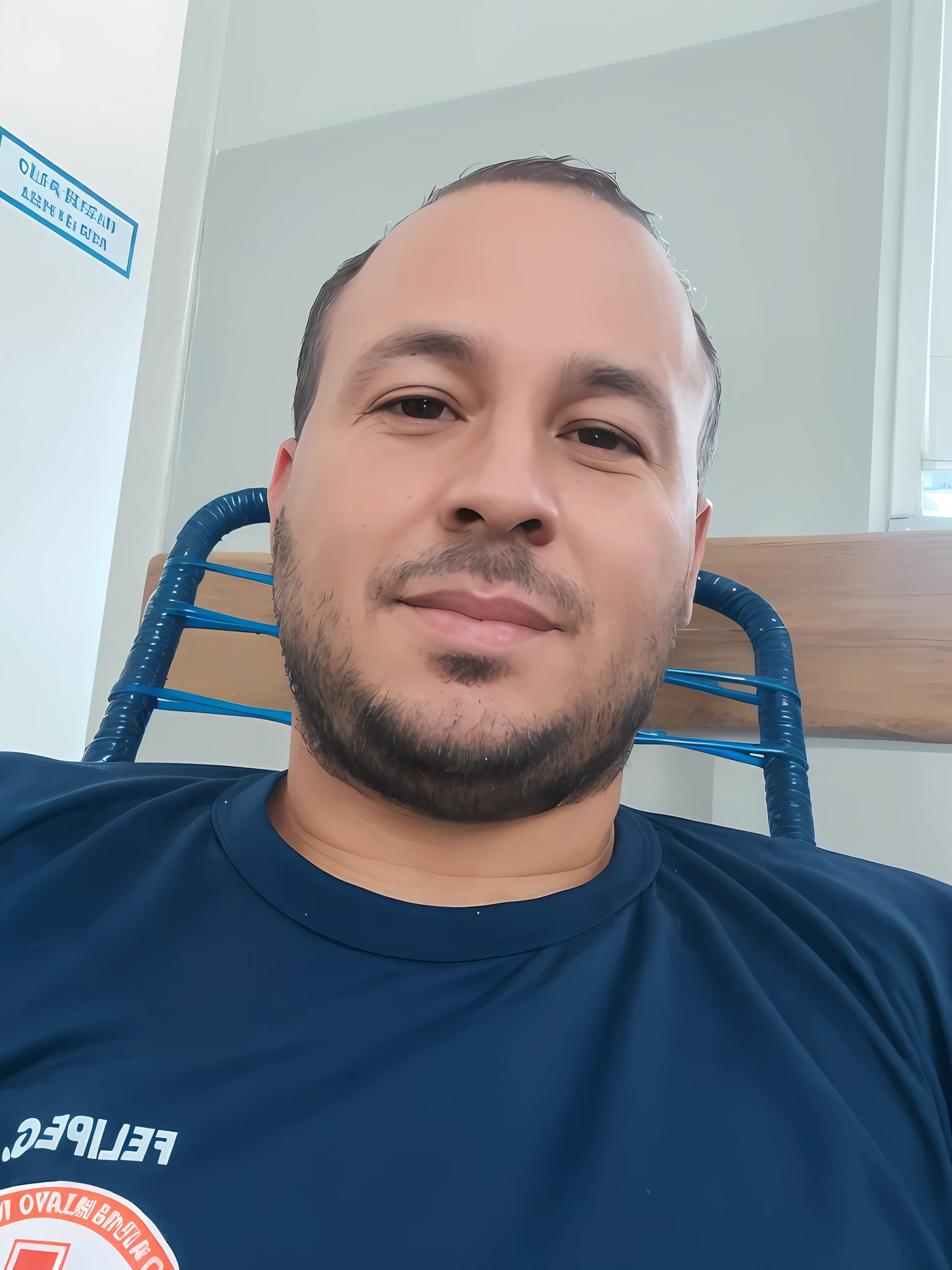 there is a man sitting in a chair with a donut in his hand, david rios ferreira, 4 0 years old man, (38 years old), icaro carvalho, caio santos, carmelo blandino, 38 years old, 3 2 - year - old man, 8k selfie photograph, frontal picture, 3 6 years old