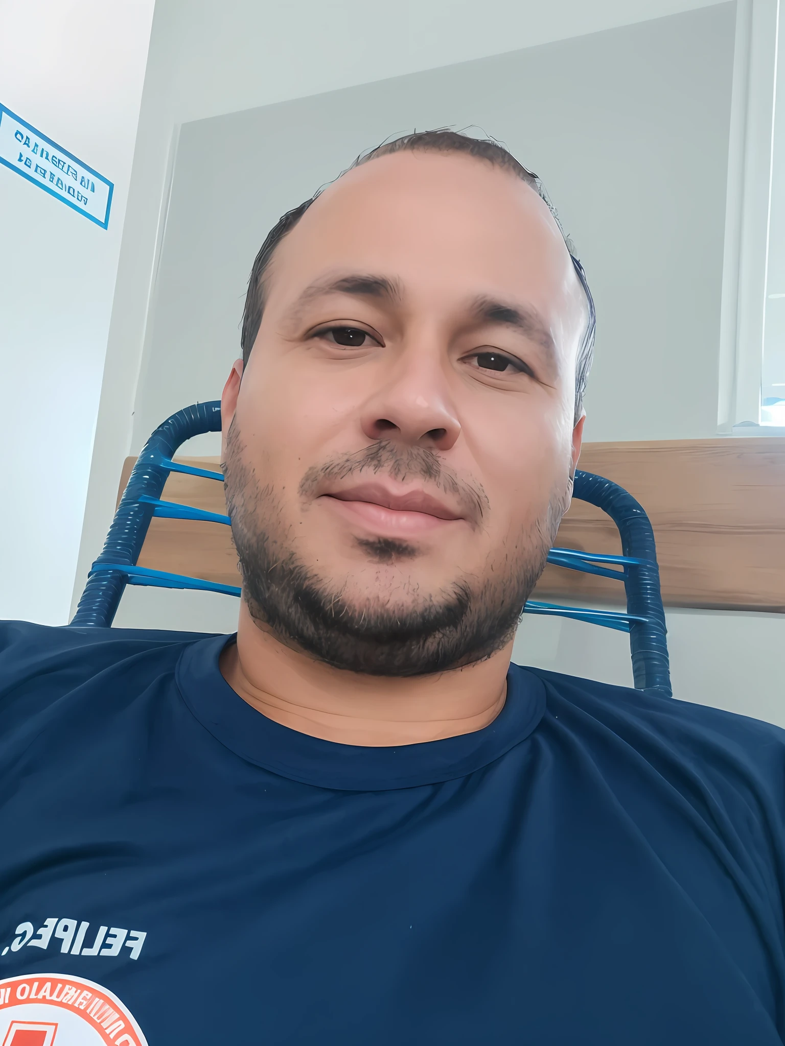 there is a man sitting in a chair with a donut in his hand, david rios ferreira, 4 0 years old man, (38 years old), icaro carvalho, caio santos, carmelo blandino, 38 years old, 3 2 - year - old man, 8k selfie photograph, frontal picture, 3 