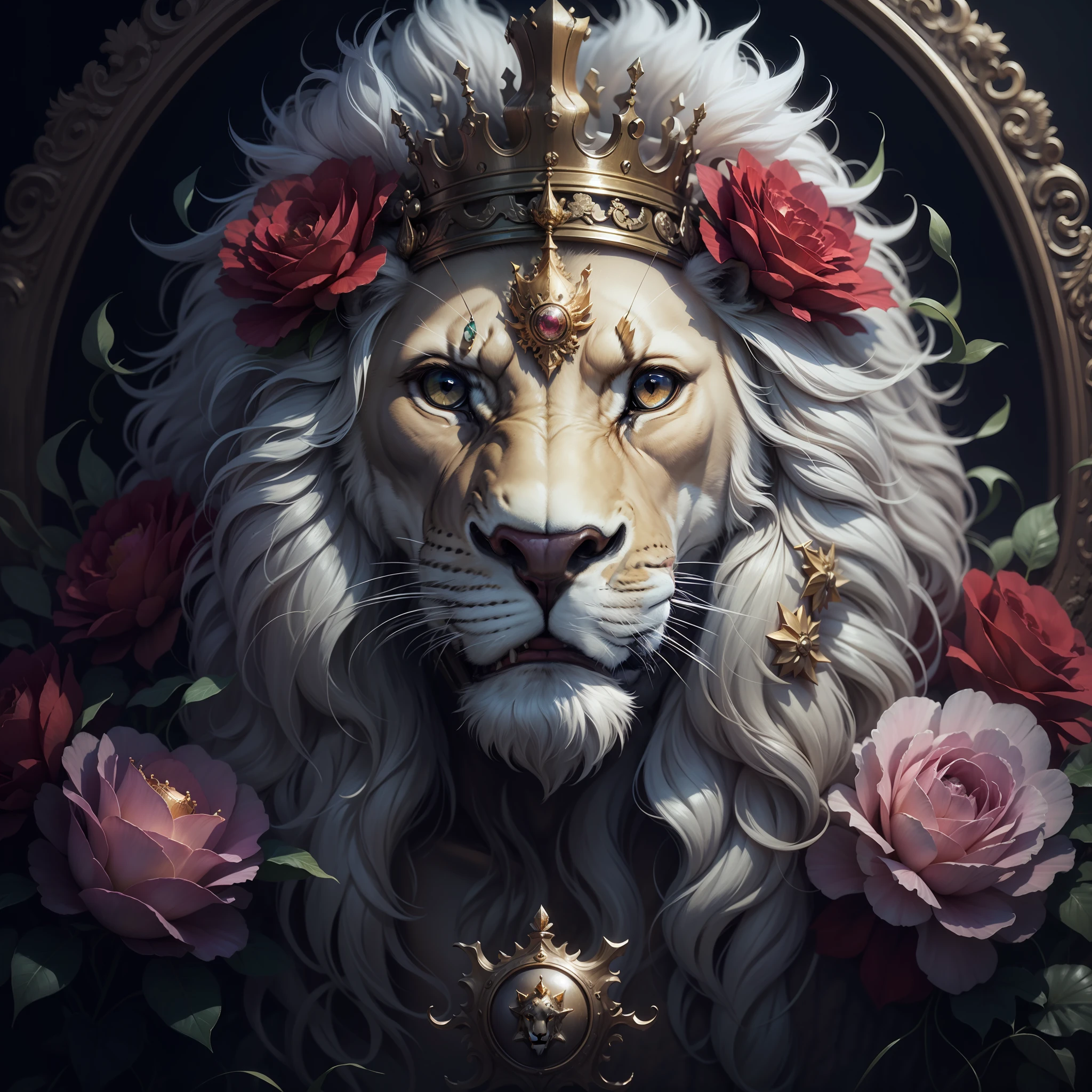 Lion with a Crown.