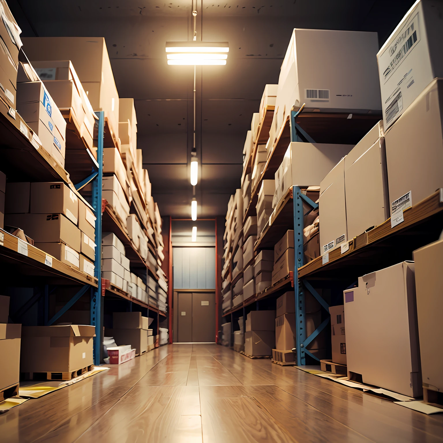 behind the counter, warehouse, medieval, front interior, unmanned , --auto