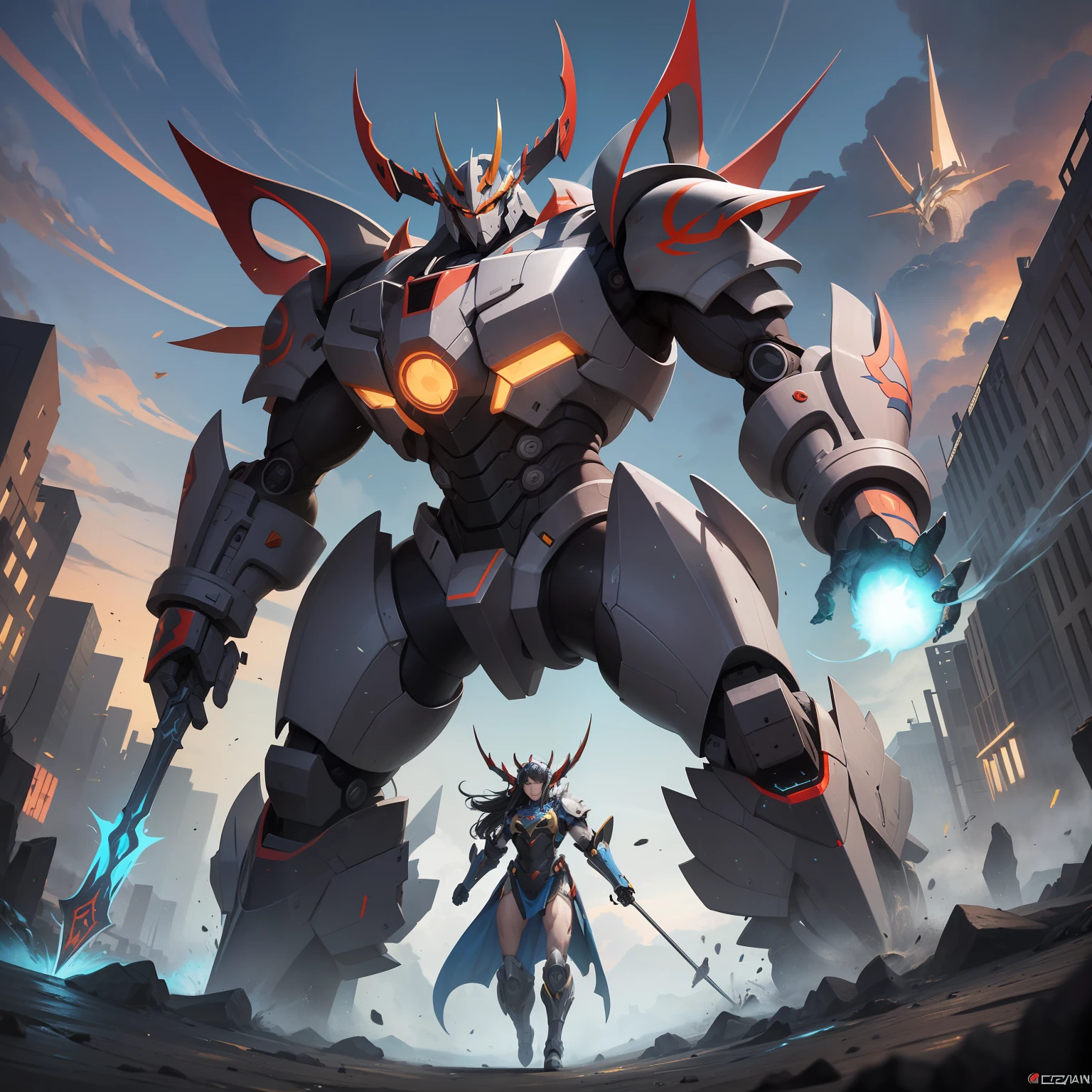 Zulong Mecha is a fictional mecha character that often appears in science fiction works. The ancestral dragon is regarded in many cultures as the founder and supreme form of the dragon, symbolizing strength, wisdom, and domination. Therefore, ancestral dragon mechs are usually designed to have great strength and intelligence, and are capable of dominating the battlefield.
Zulong mechs usually have a large size and strong muscle structure, which can easily withstand various attacks and cause great damage to enemies. It is also equipped with a variety of powerful weapon systems such as greatswords, rocket launchers, and energy cannons for long-range and melee attacks on enemies.
In addition, the Zulong mech is highly intelligent and strategic, and can analyze the battlefield situation through algorithms and calculations and make the best battle decisions. It can use radar systems and sensors to track the location of enemies and protect itself by predicting and avoiding enemy attacks.
In the storyline, the ancestral dragon mech is often used to fight powerful enemies or perform critical missions. Its great strength and intelligence make it the last line of defense of the protagonist, capable of saving the situation and protecting the safety of humanity at critical moments.