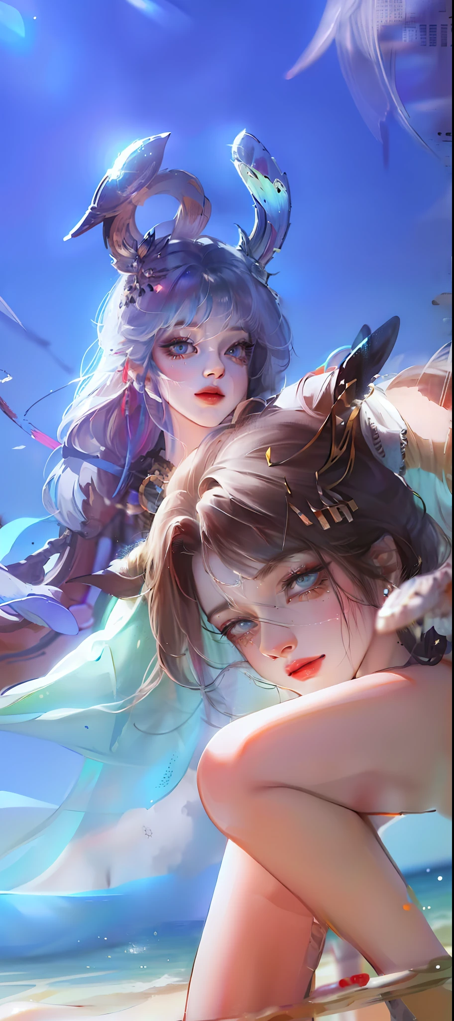 8K, Best Quality, Masterpiece, Ultra High Resolution, (Realism: 1.4), Original Photo, (Realistic Skin Texture: 1.3), (Film Grain: 1.3), (Selfie Angle), 1 Girl, Beautiful Eyes and Face Details, Masterpiece, Best Quality, Close-up, Upper Body, Looking at the Viewer