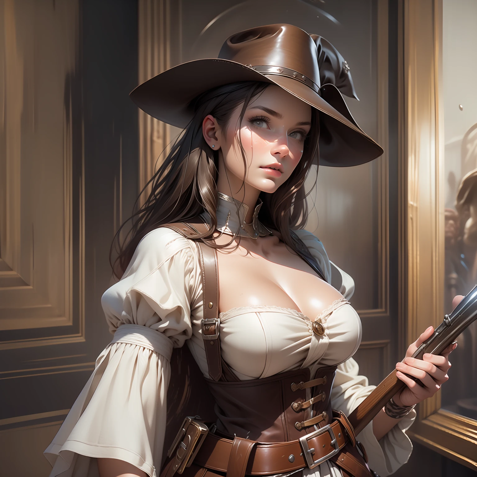 hiqcg, 1girl, cowboy shot,
detailed skin texture, detailed cloth texture, beautiful detailed face,
masterpiece, best quality, ultra detailed, 8k, intricate details,