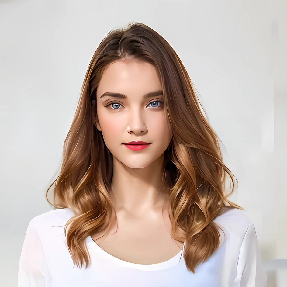 A beautiful young woman with long hair and white shirt looking at camera royalty photos, 2 4 year old female model, 30 year old french woman, a beautiful young woman with wavy shoulder length hair, young beautiful woman, very beautiful young woman, lovely young woman, young woman