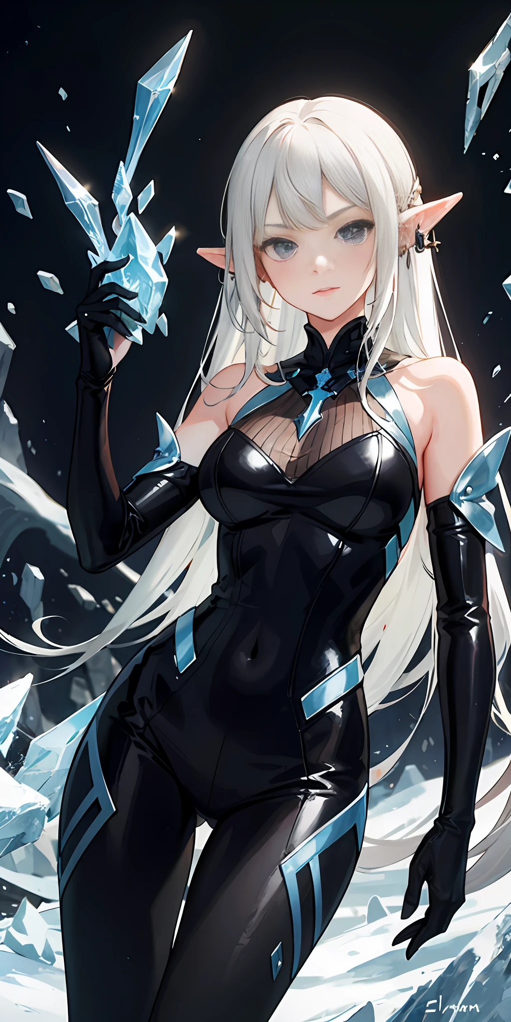 1girl, (sci-fi), fire spiral, warrior, wallpaper