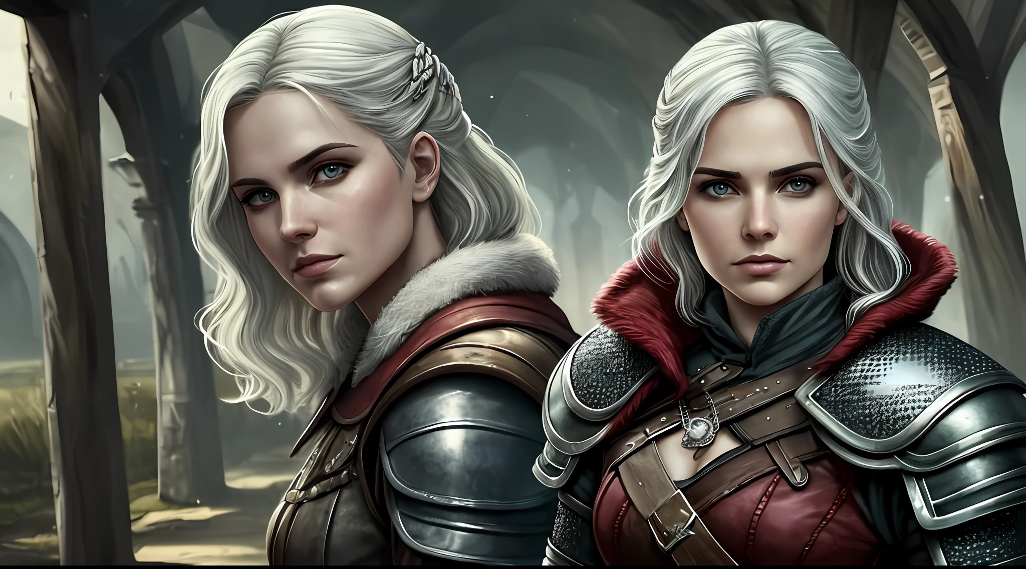 Cirilla, also known as Ciri, is a character from The Witcher known for her courage, strength, and skills as a warrior. She is portrayed as a determined young woman with silver hair and expressive eyes. His look is marked by his combat armor, composed of robust and protective elements, in addition to reflecting his unique style, In intimate trages, langerie, sensual, sexy, highly detailed, master piece, best quality wallpaper --auto