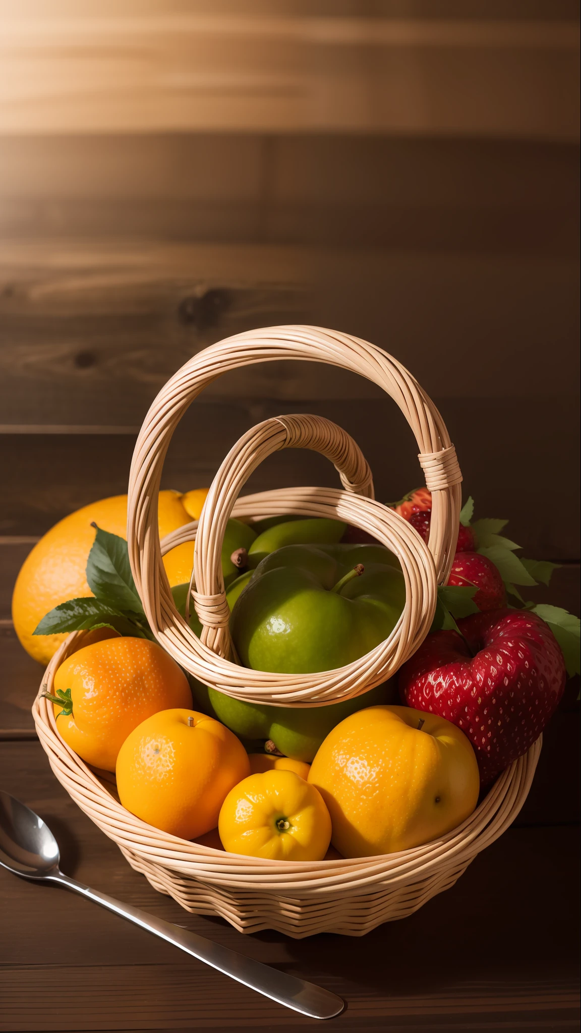Fruits in the basket
