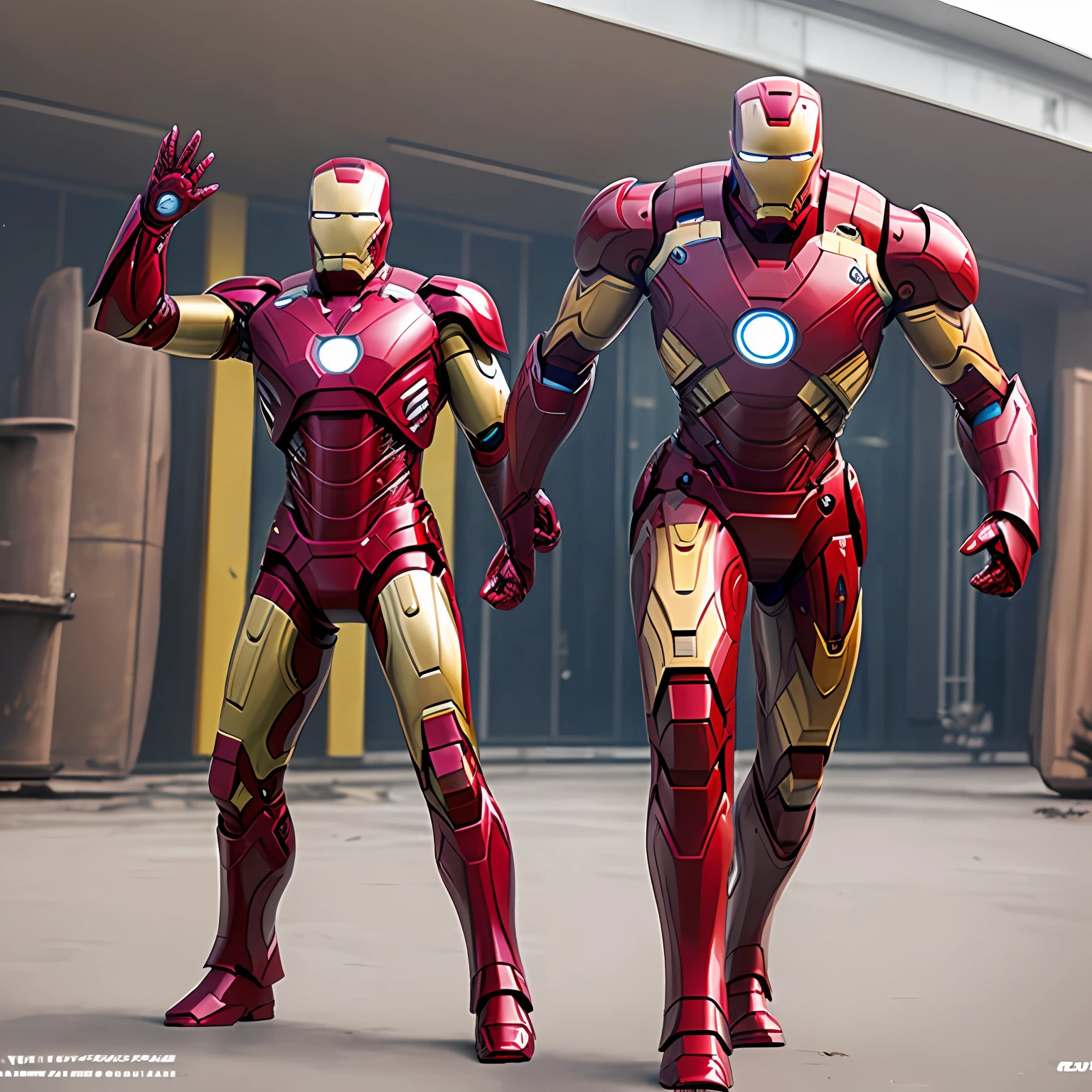 Arm breaks with Iron Man's Mark 5 and Mark 42 --auto