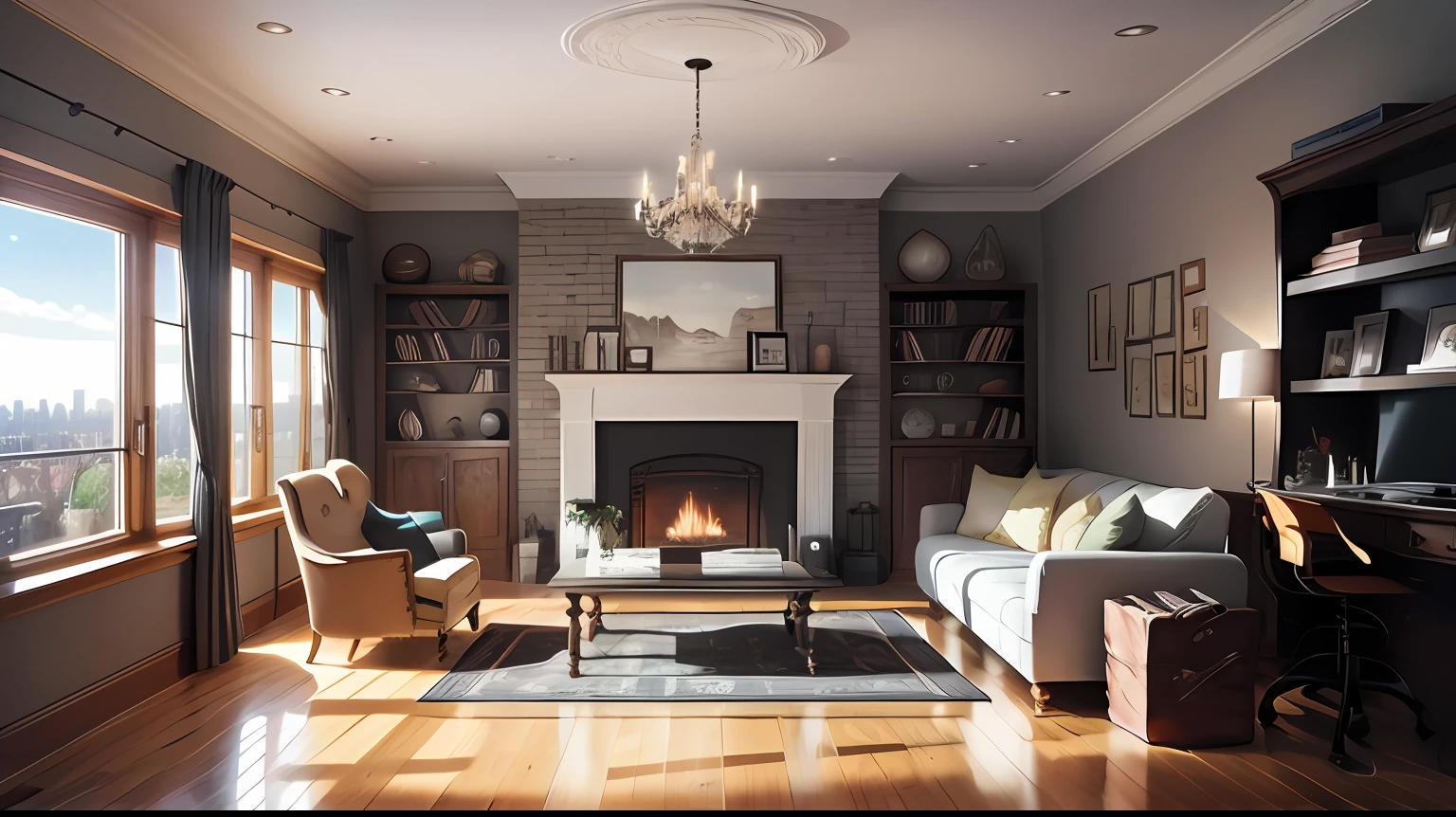 "Different images showcasing the interior design process in various styles and themes." --auto