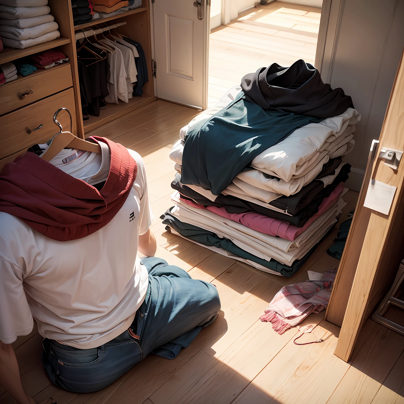 Pile of dirty clothes – clothing --auto