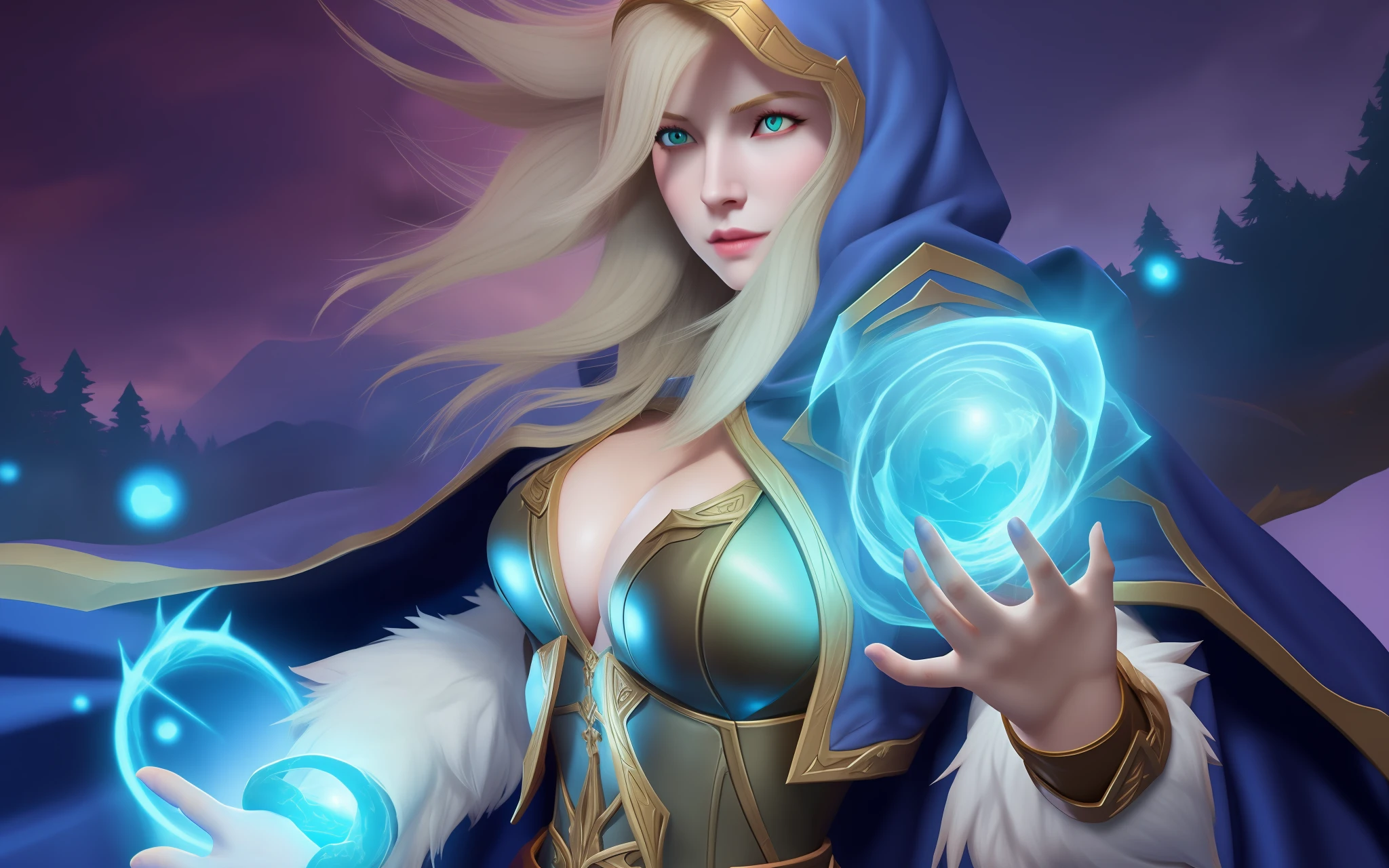 World of Warcraft, Jaina Proudmoore, Real Person, Real World Character, , (Big Breastsst Breasts, Big Breasts, asts