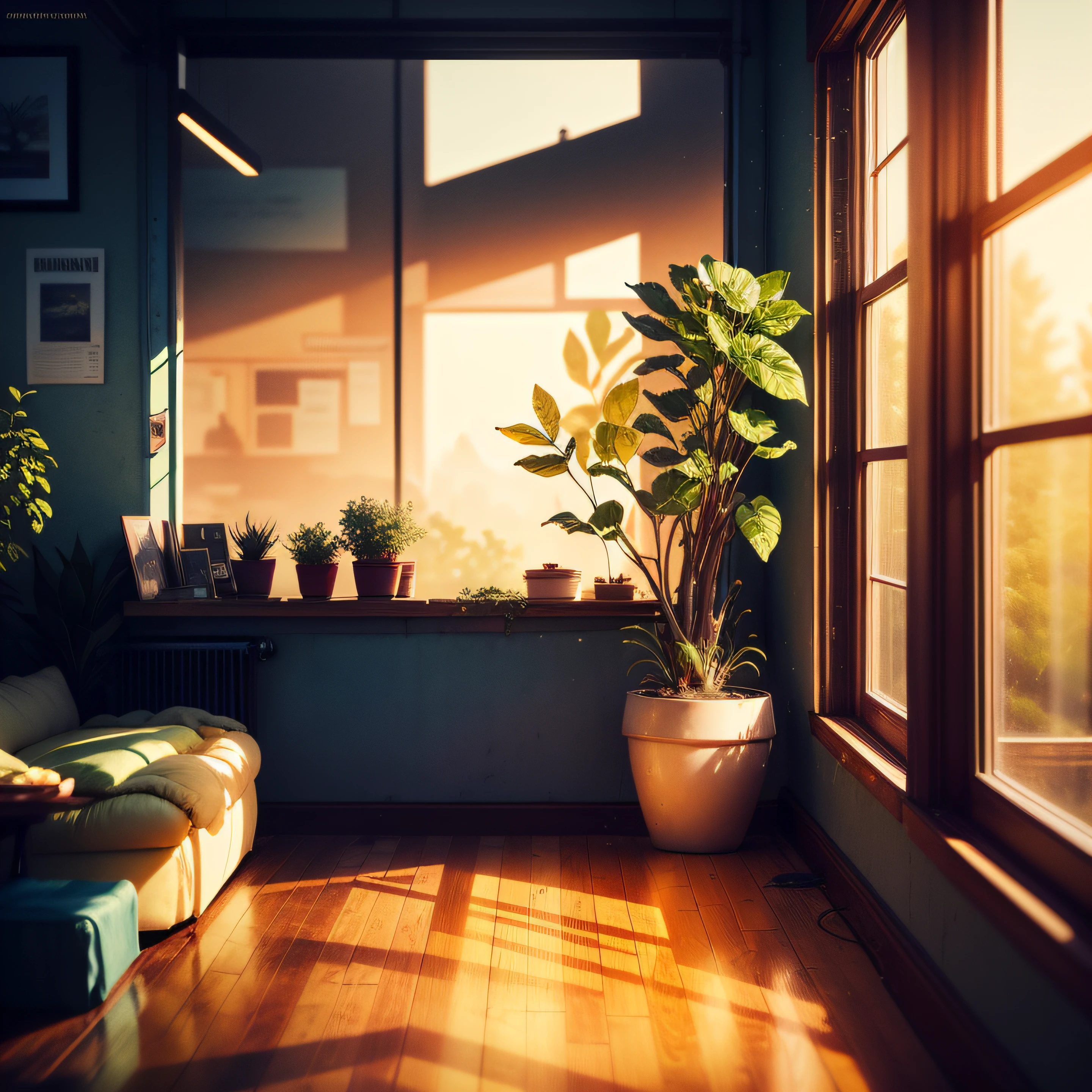 Create an advertisement for a company that sells plants (an attractive advertising graphic piece) --auto