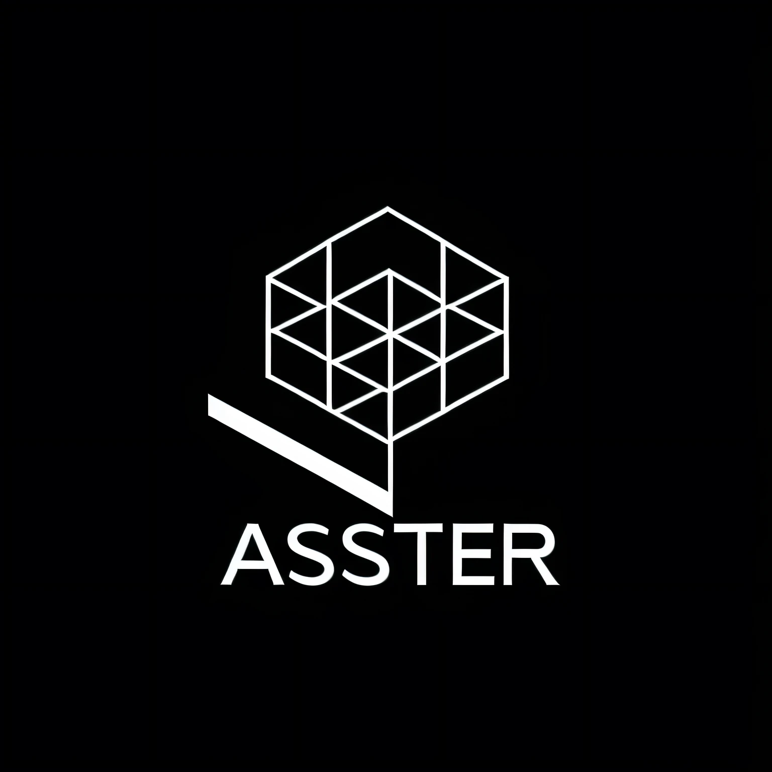 Simple minimalist logo, aster, few details, clear lines, clear contours, flat image, 2D, 4K