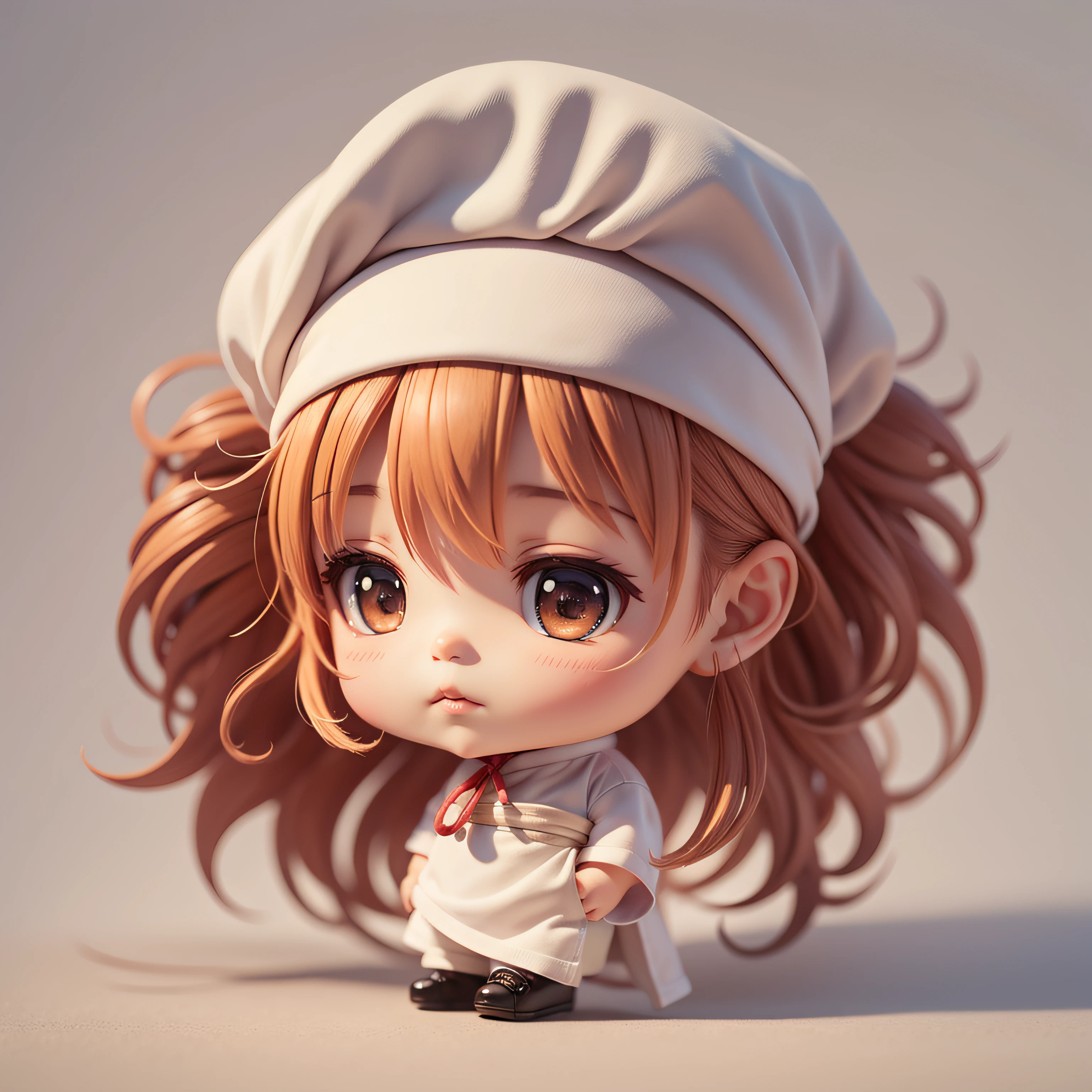 CHIBI CHEF, CUTE STYLE. 2D VECTOR ART, FLAT COLOR, CARTOON STYLE, SIMPLE --auto