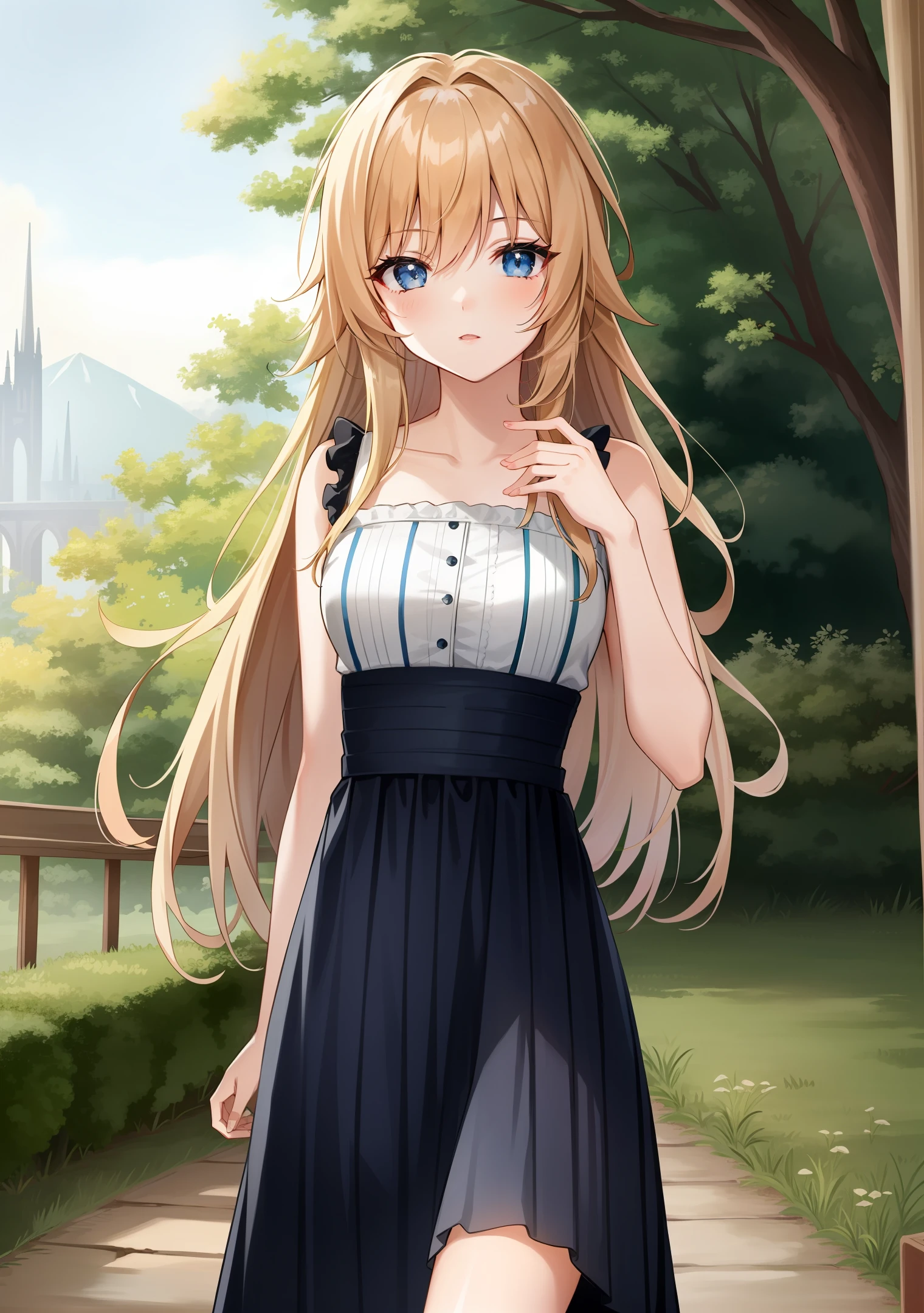 Long hair, literature, girl, anime, chatGPT