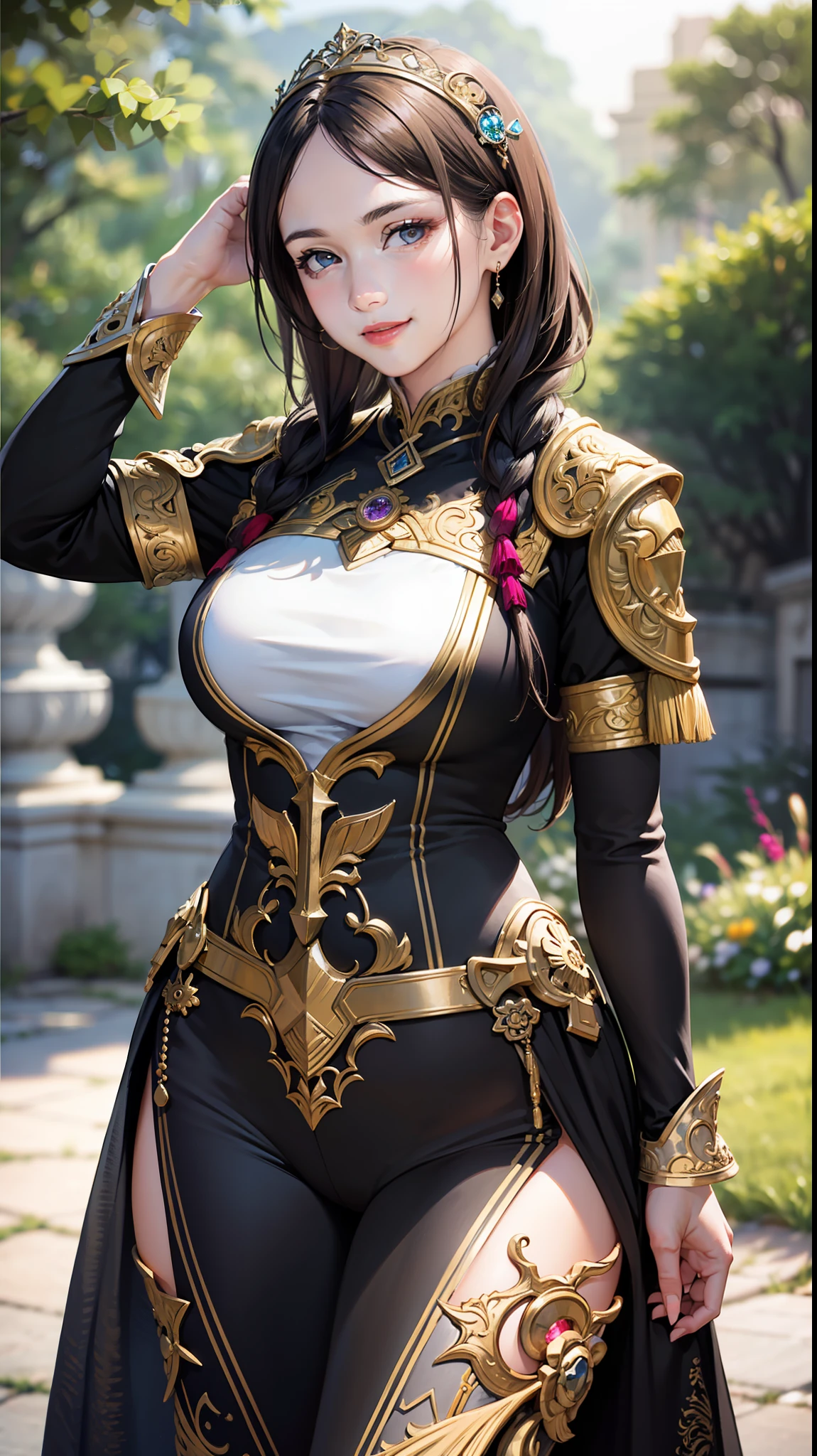 (RAW photo:1.2), (photorealistic:1.4),(masterpiece:1.3),(best quality:1.4),ultra high res,(detailed eyes),(detailed facial features),(detailed clothes features),HDR,8k resolution, solo focus, (bangs:1.1), skin tight, (shiny skin),(slender girl),dreamlike,
(extreme detailed illustration),check commentary,commentary request,scenery,no text,
VirtualGirl-Aim, medium breasts, straight hair, long hair, black hair, black eyes,
1girl, upper body,
crystal pendant,
cute, innocent, skirt, 
(smile), atheletic body,outdoors,