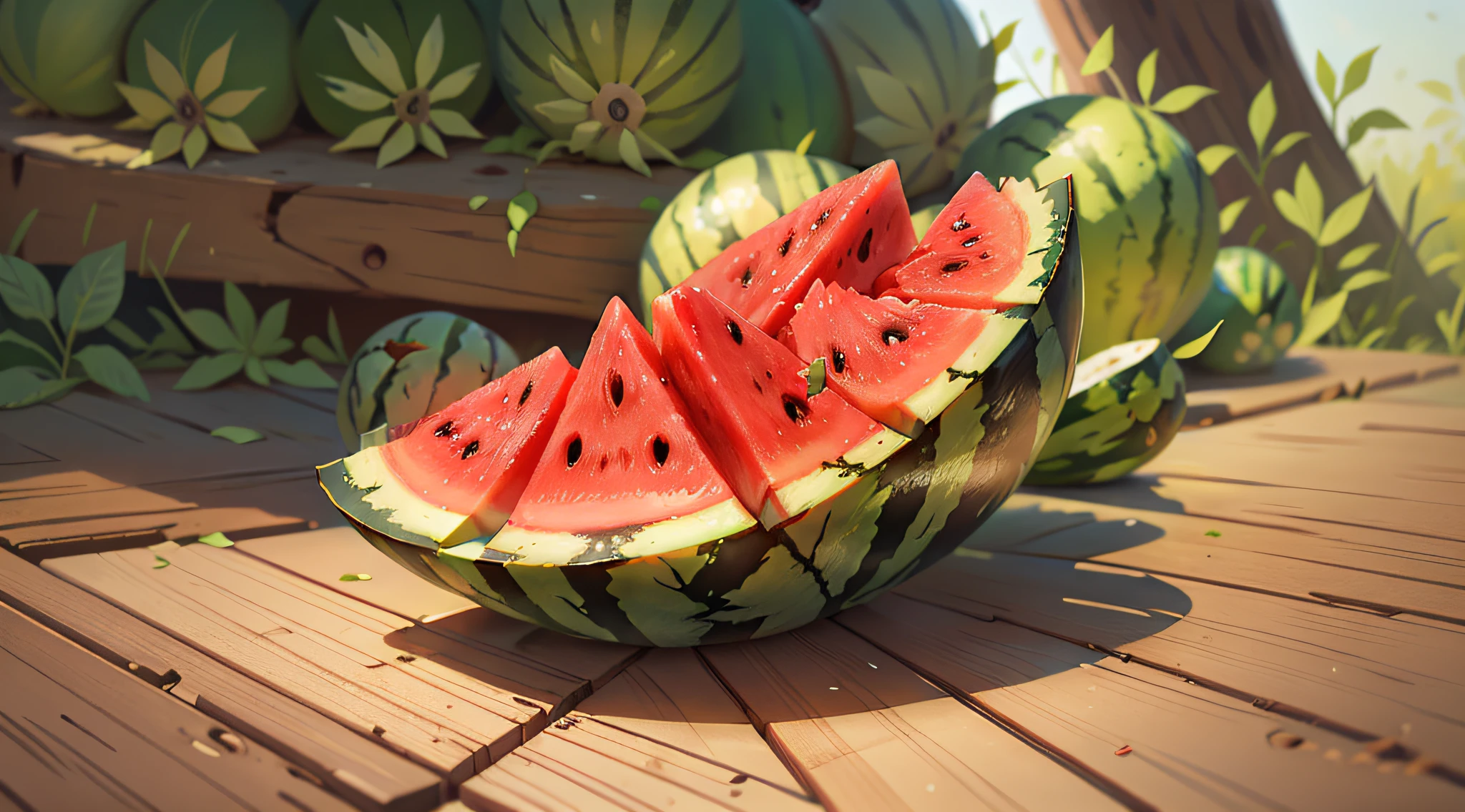 A slice of watermelon
