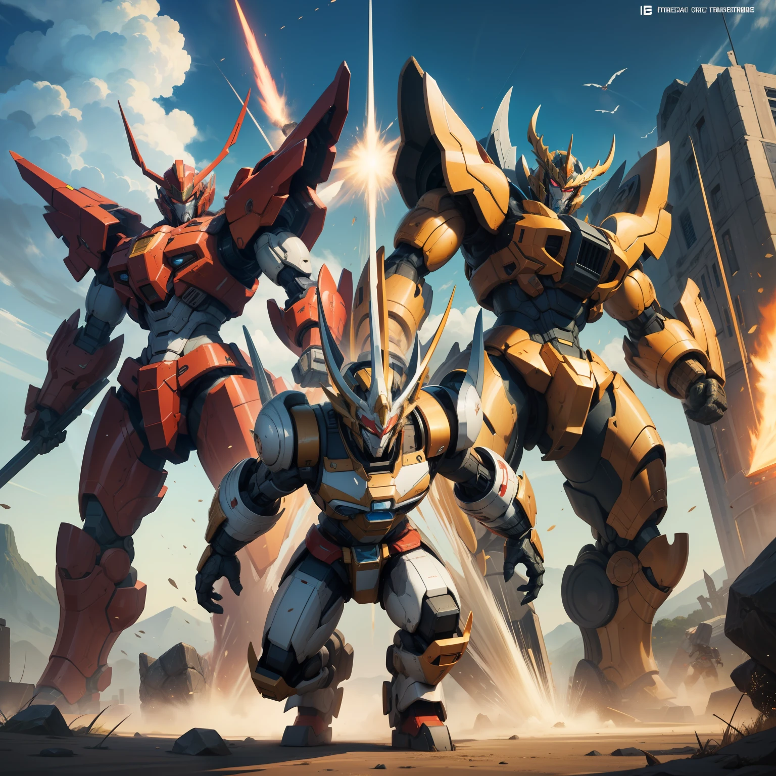 Zulong Mecha is a fictional mecha character that often appears in science fiction works. The ancestral dragon is regarded in many cultures as the founder and supreme form of the dragon, symbolizing strength, wisdom, and domination. Therefore, ancestral dragon mechs are usually designed to have great strength and intelligence, and are capable of dominating the battlefield. Zulong mechs usually have a large size and strong muscle structure, which can easily withstand various attacks and cause great damage to enemies. It is also equipped with a variety of powerful weapon systems such as greatswords, rocket launchers, and energy cannons for long-range and melee attacks on enemies. In addition, the Zulong mech is highly intelligent and strategic, and can analyze the battlefield situation through algorithms and calculations and make the best battle decisions. It can use radar systems and sensors to track the location of enemies and protect itself by predicting and avoiding enemy attacks. In the storyline, the ancestral dragon mech is often used to fight powerful enemies or perform critical missions. Its great strength and intelligence make it the last line of defense of the protagonist, capable of saving the situation and protecting the safety of humanity at critical moments.