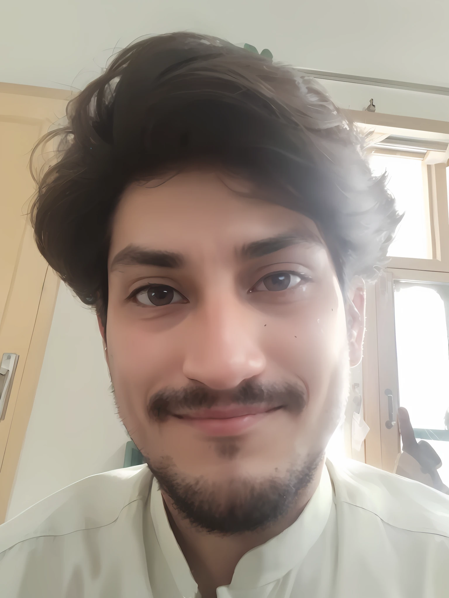 Swamp my face with the selected ai picture only