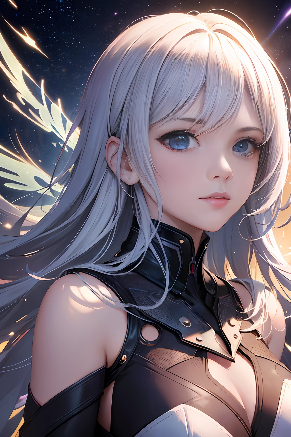 1boy, male focus, Miqote, (masterpiece, best quality, ultra-detailed, highres), perfect face, sidelighting, lustrous skin,(bloom), (shine), lighting, ray tracing, animal ears, male focus, miqo'te, 1boy, multicolored hair, solo, two-tone hair, cat ears, facial hair, earrings, black hair, jewelry, upper body, facial mark, white hair, looking at viewer, cat boy, short hair, heterochromia, blue eyes, armor, bangs, slit pupils, indoors, chainmail, shoulder armor, beard, wall, closed mouth, grey eyes, scar on face, single earring, white eyes, depth_of_field, very detailed background, highly detailed background, Masterpiece, Ultra detailed, great composition,Dynamic angle, handsome, final fantasy xiv, ffxiv, (Highest picture quality), (Master's work), depth of field, solo, extreme light and shadow, masterpiece, rich in detail, (fine features), (highest quality), (masterpiece), (detailed eyes), (beautiful) detailed,beautiful detailed eyes,(extremely detailed CG unity 8k wallpaper),(masterpiece), (best quality), (ultra-detailed), (best illustration),(best shadow),perfect lighting , perfect anatomy , vivid colors,