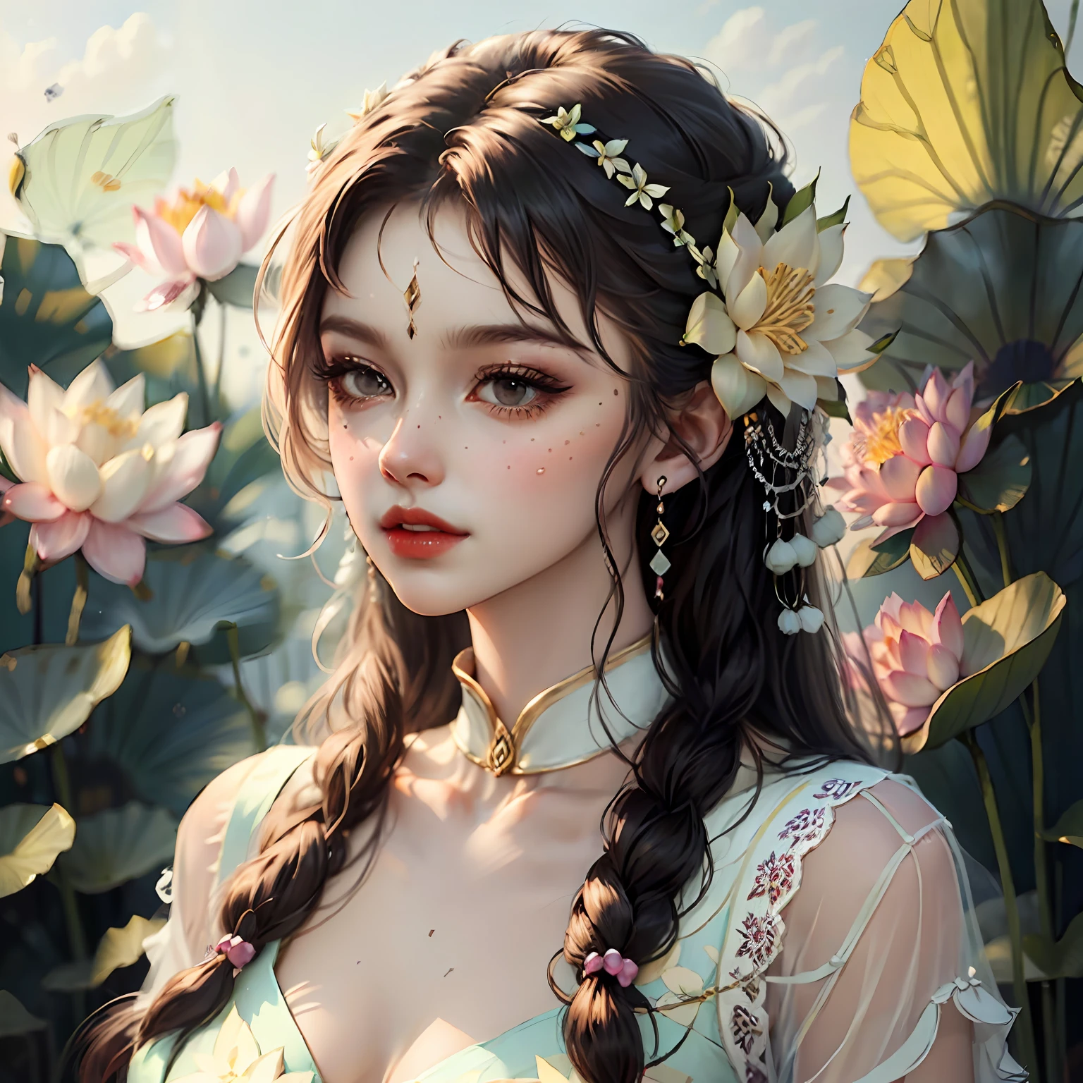 Lotus, fresh, delicate, beautiful, girly, delicate --auto