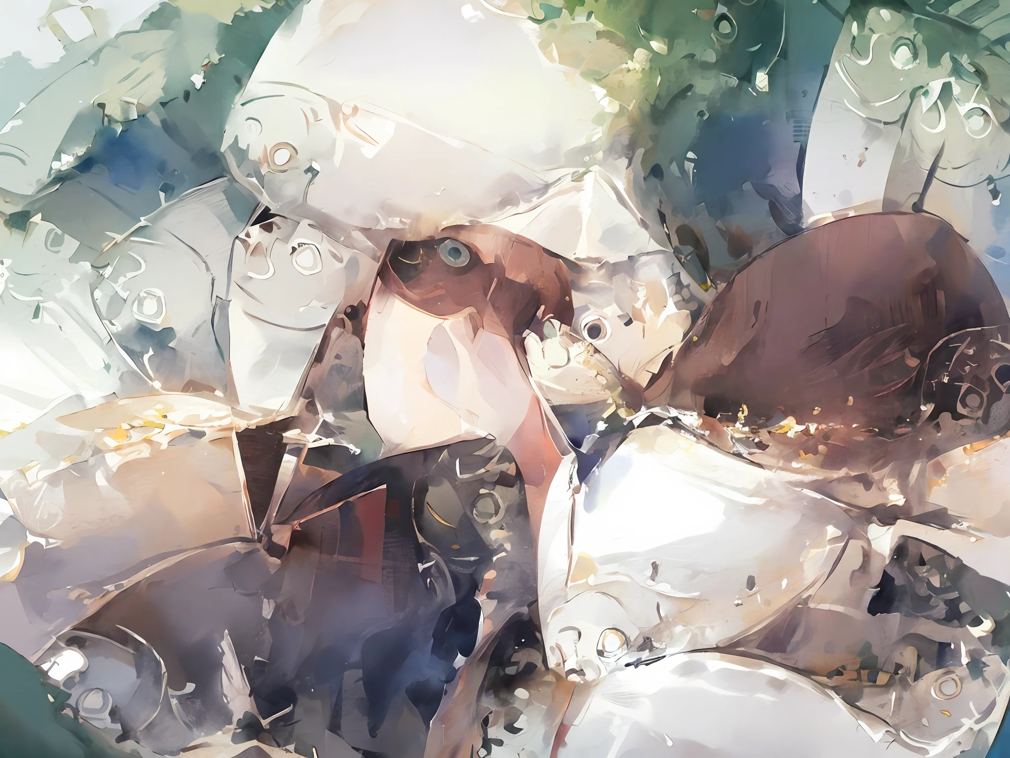 Original, (illustration: 1.1), (best quality), (masterpiece: 1.1), (very detailed CG unity 8k wallpaper: 1.1), (color: 0.9), (panorama: 1.4), (splashed ink), (splashed color), ((watercolor)), clear and sharp, ((chinoiseriety)), color watercolor